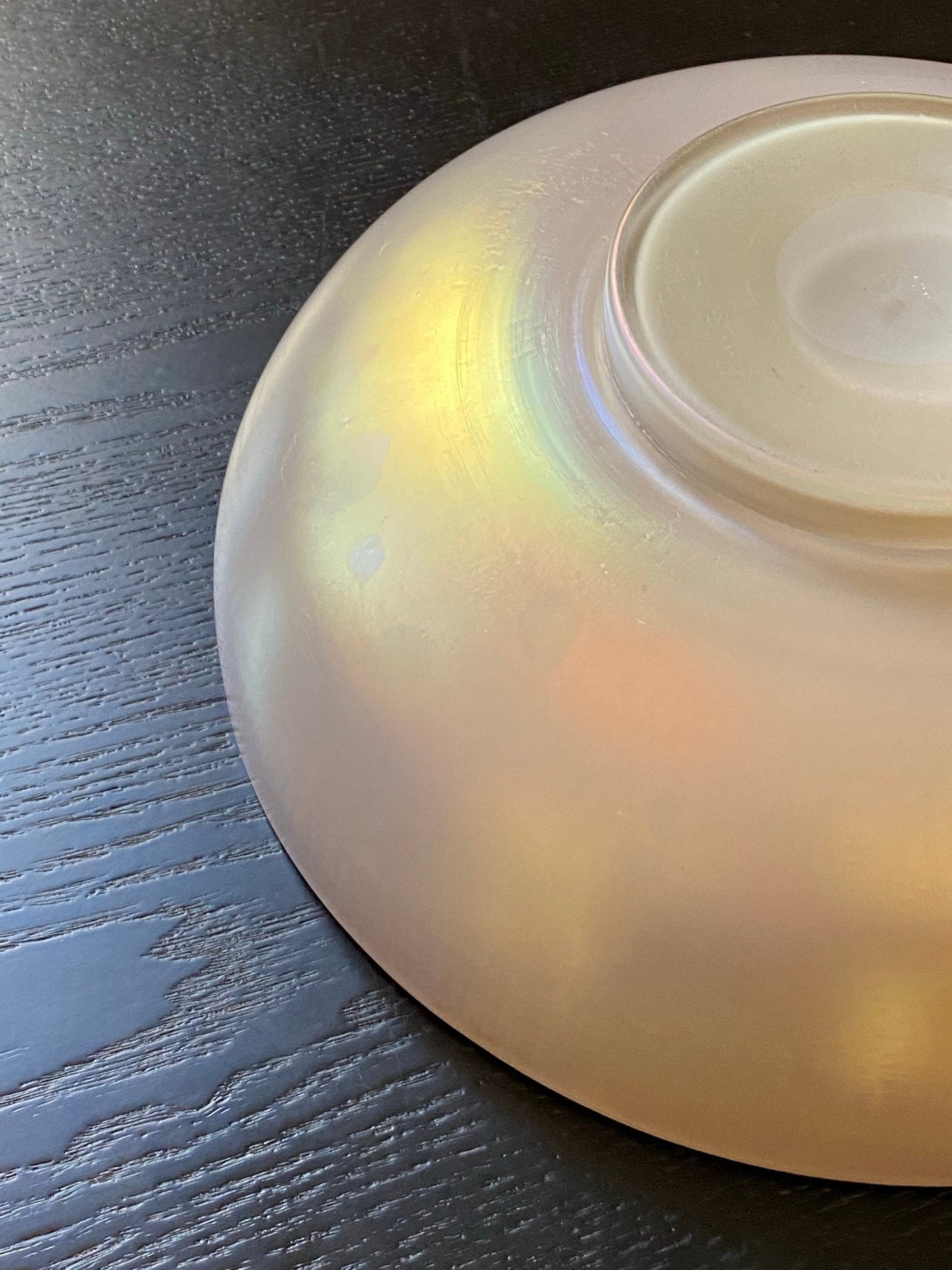 Steuben - Gold Aurene Calcite Art Glass - Iridescent Centerpiece Bowl - 1910s, 1920s