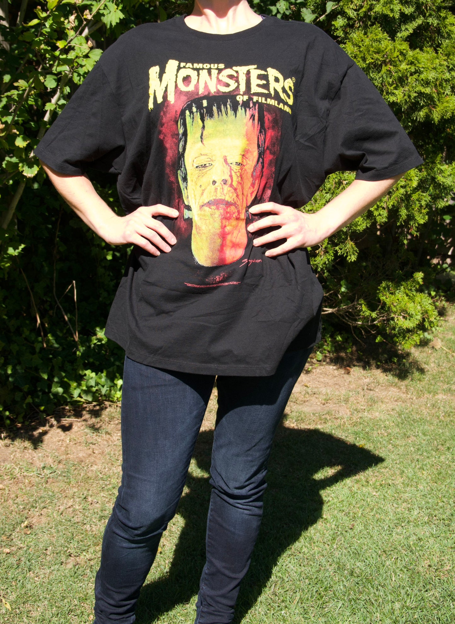 Frankenstein Oversize Tee - Famous Monsters of Filmland - Halloween Costume