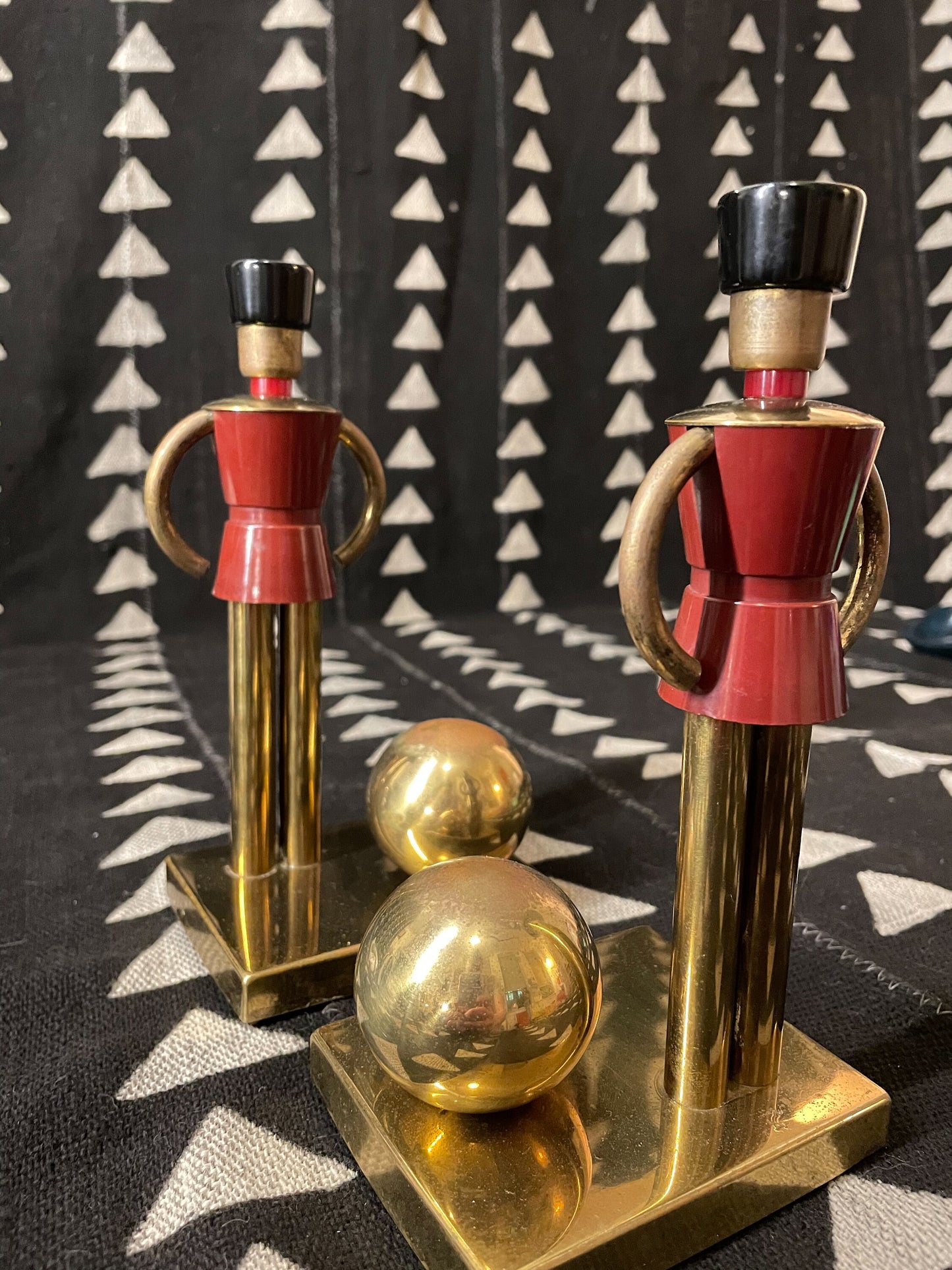 30's Chase Sentinel Bookends by Walter Von Nessen - Bakelite - Rare - Art Deco