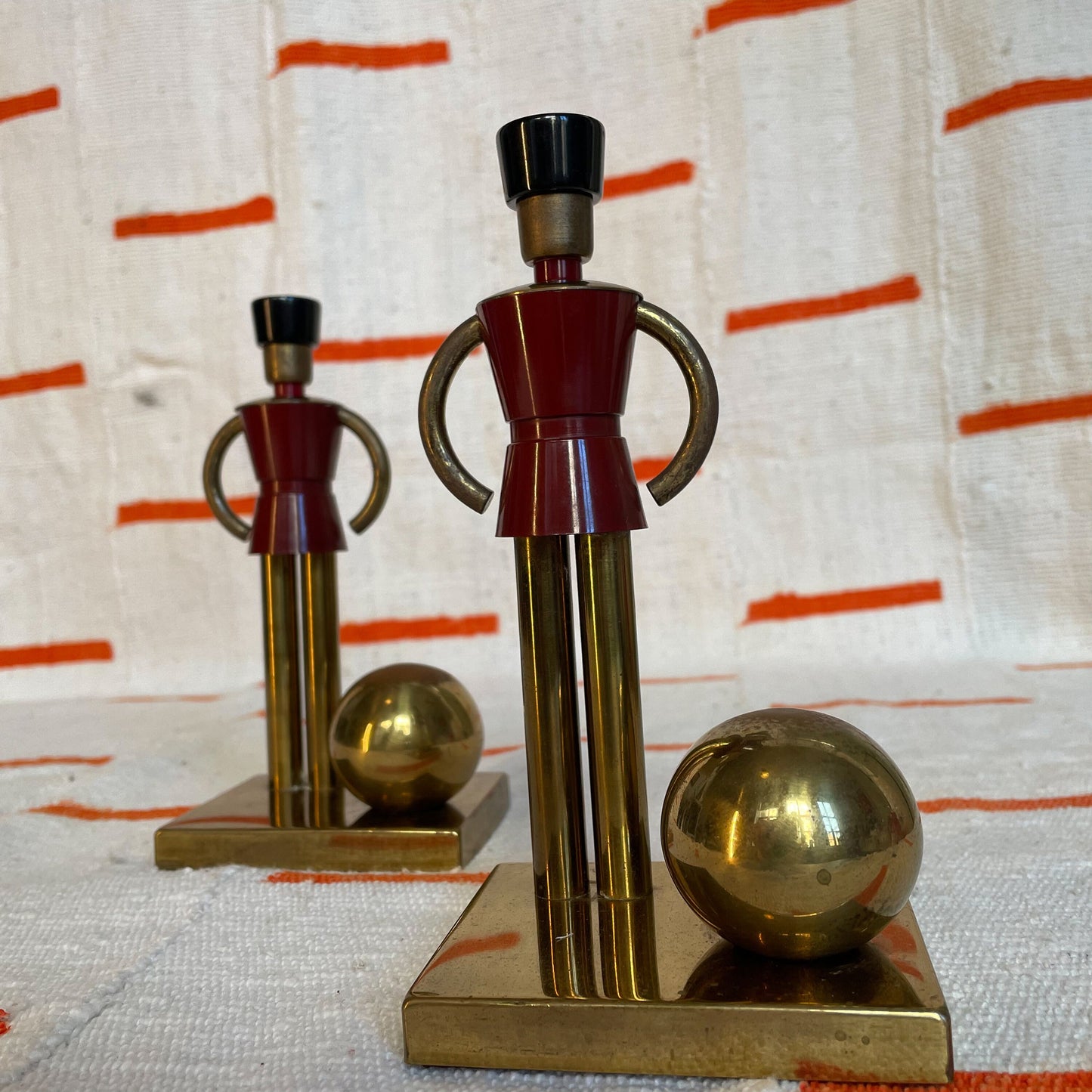 30's Chase Sentinel Bookends by Walter Von Nessen - Bakelite - Rare - Art Deco