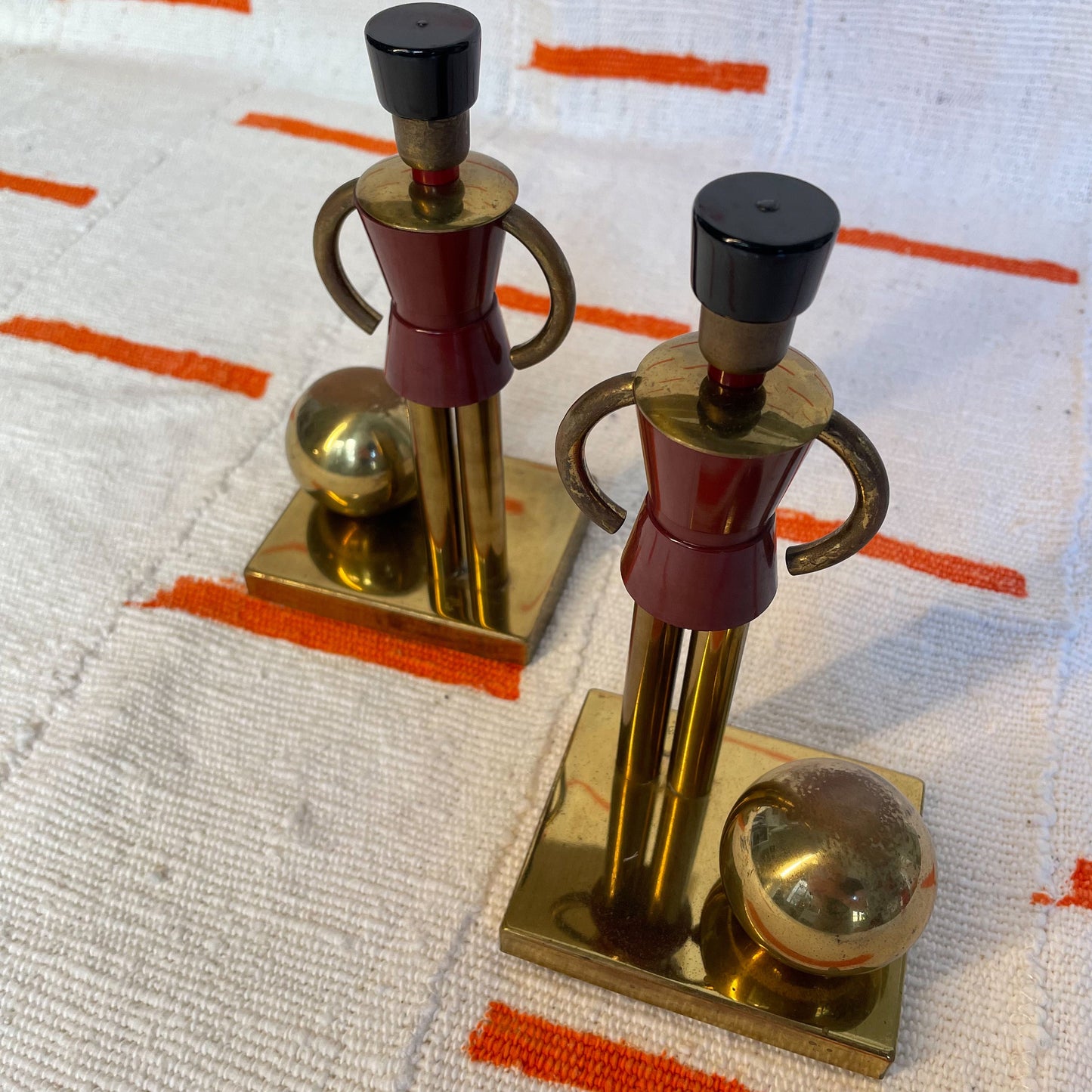 30's Chase Sentinel Bookends by Walter Von Nessen - Bakelite - Rare - Art Deco