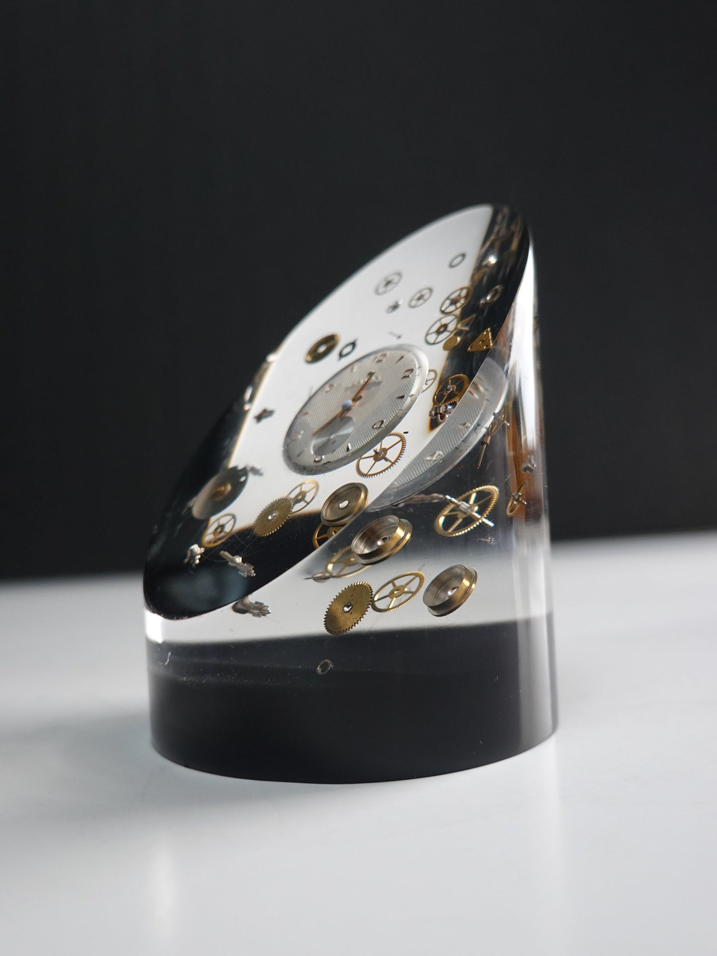 Acrylic Sculpture - Exploded Watch Parts - Lanco Mod 11 DeLuxe