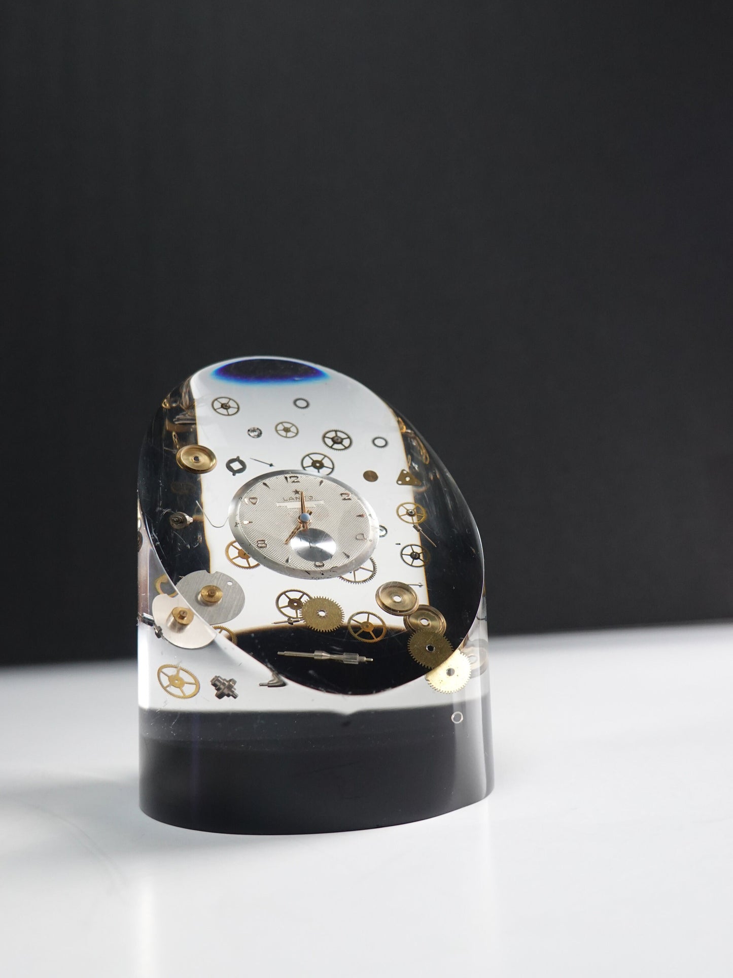 Acrylic Sculpture - Exploded Watch Parts - Lanco Mod 11 DeLuxe