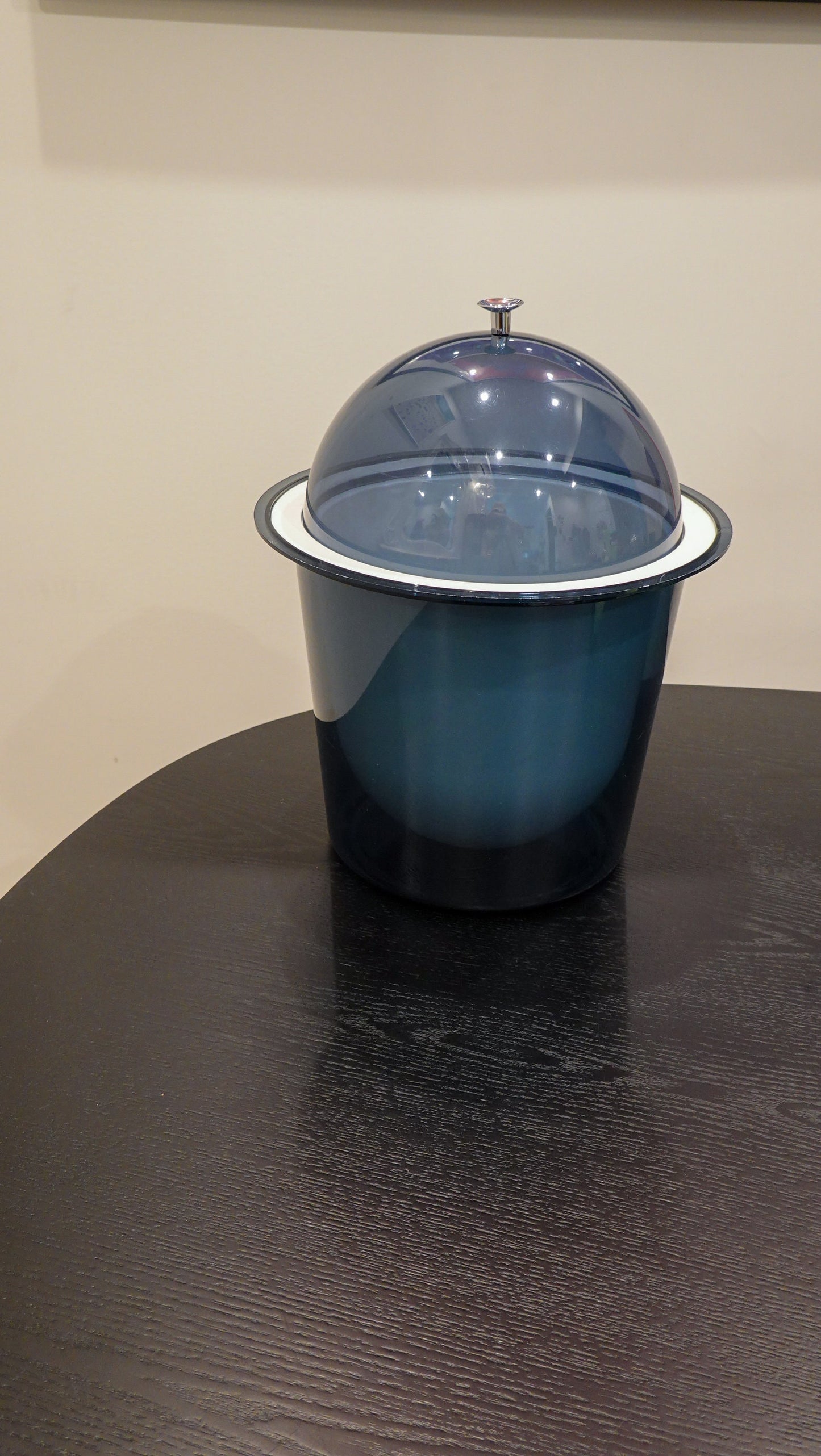 80's Acrylic Ice Bucket - Memphis Milano Style - Vintage Lucite Ice Bucket