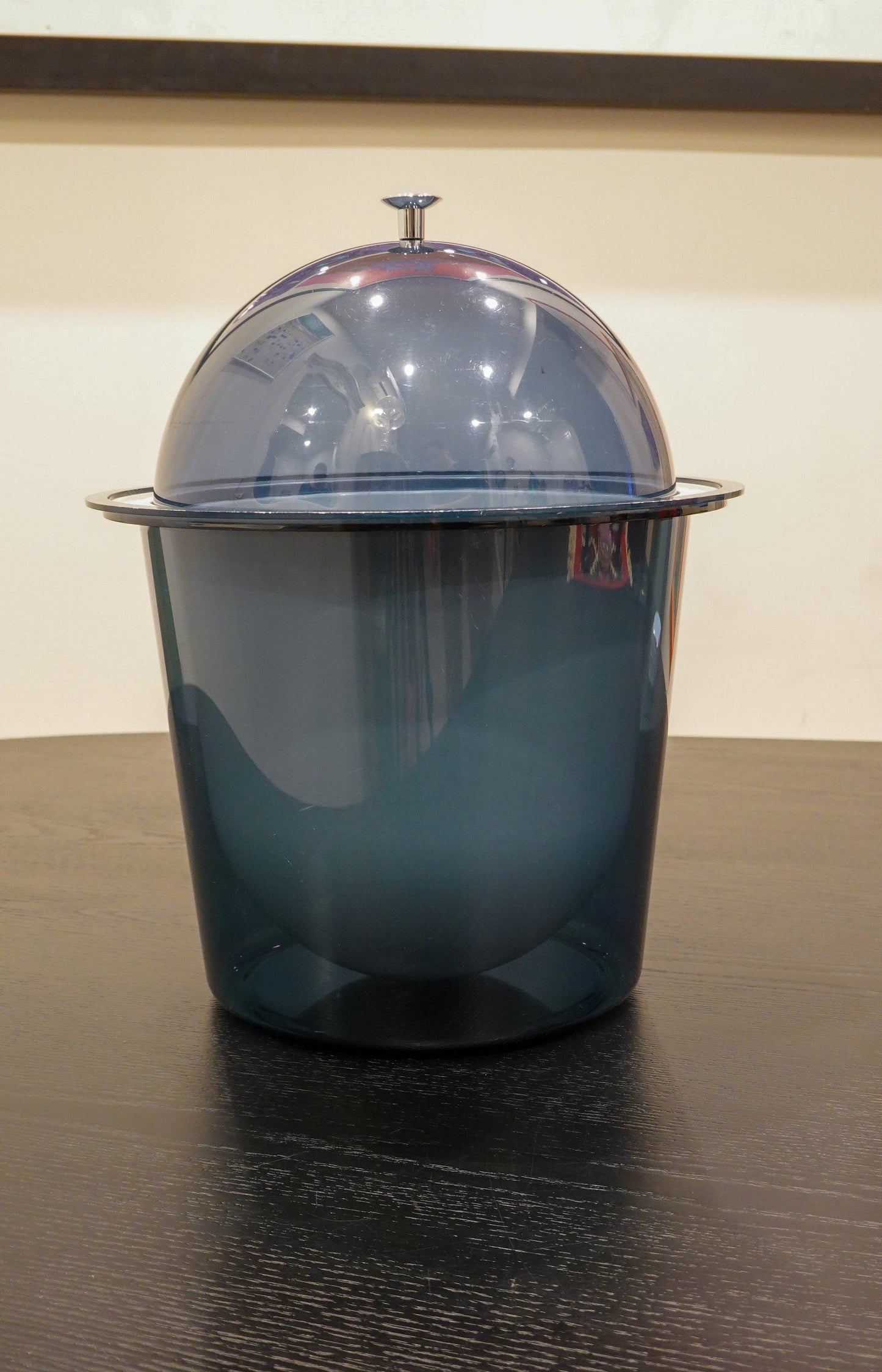 80's Acrylic Ice Bucket - Memphis Milano Style - Vintage Lucite Ice Bucket