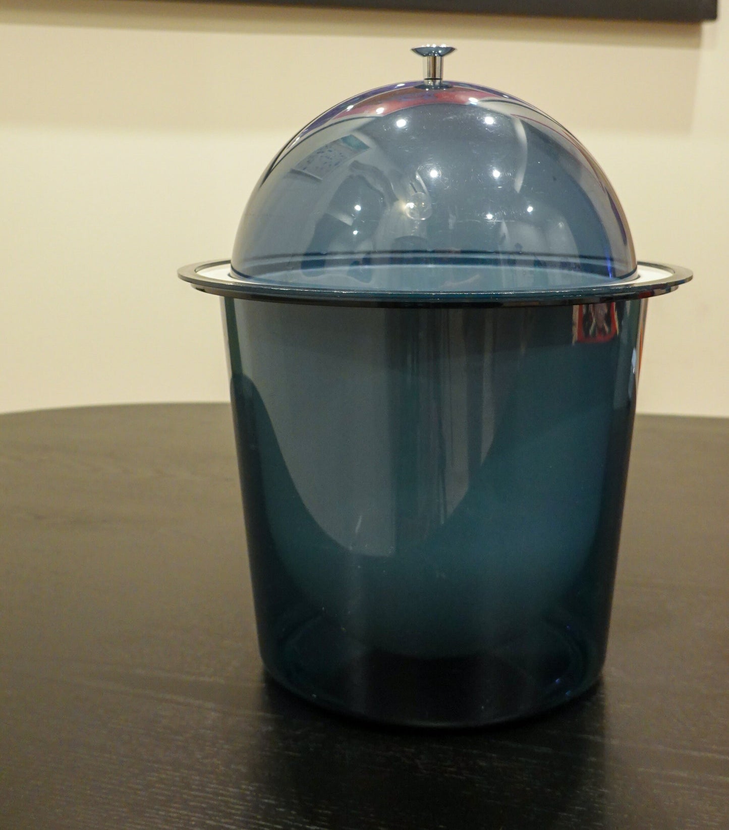 80's Acrylic Ice Bucket - Memphis Milano Style - Vintage Lucite Ice Bucket