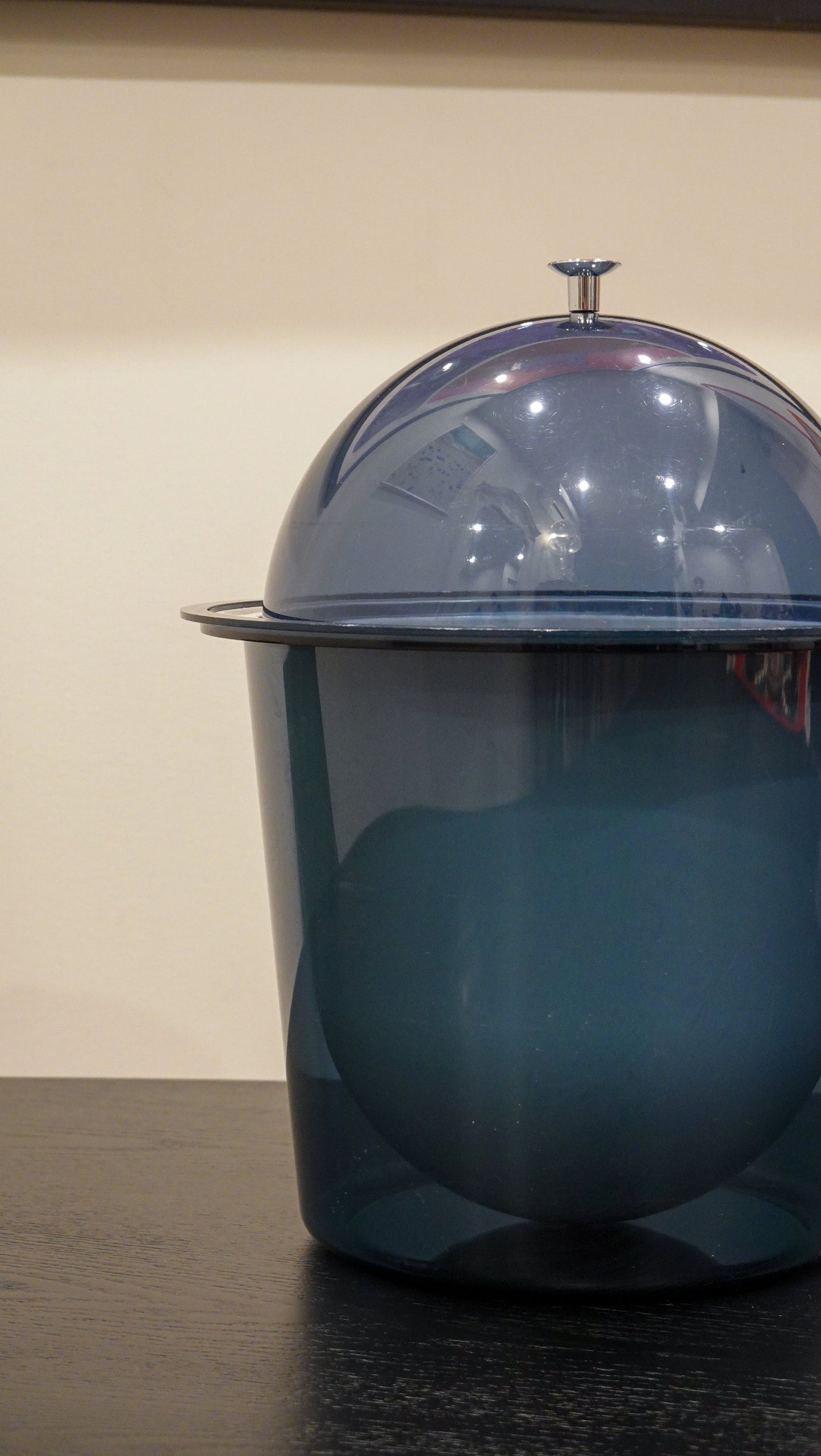80's Acrylic Ice Bucket - Memphis Milano Style - Vintage Lucite Ice Bucket