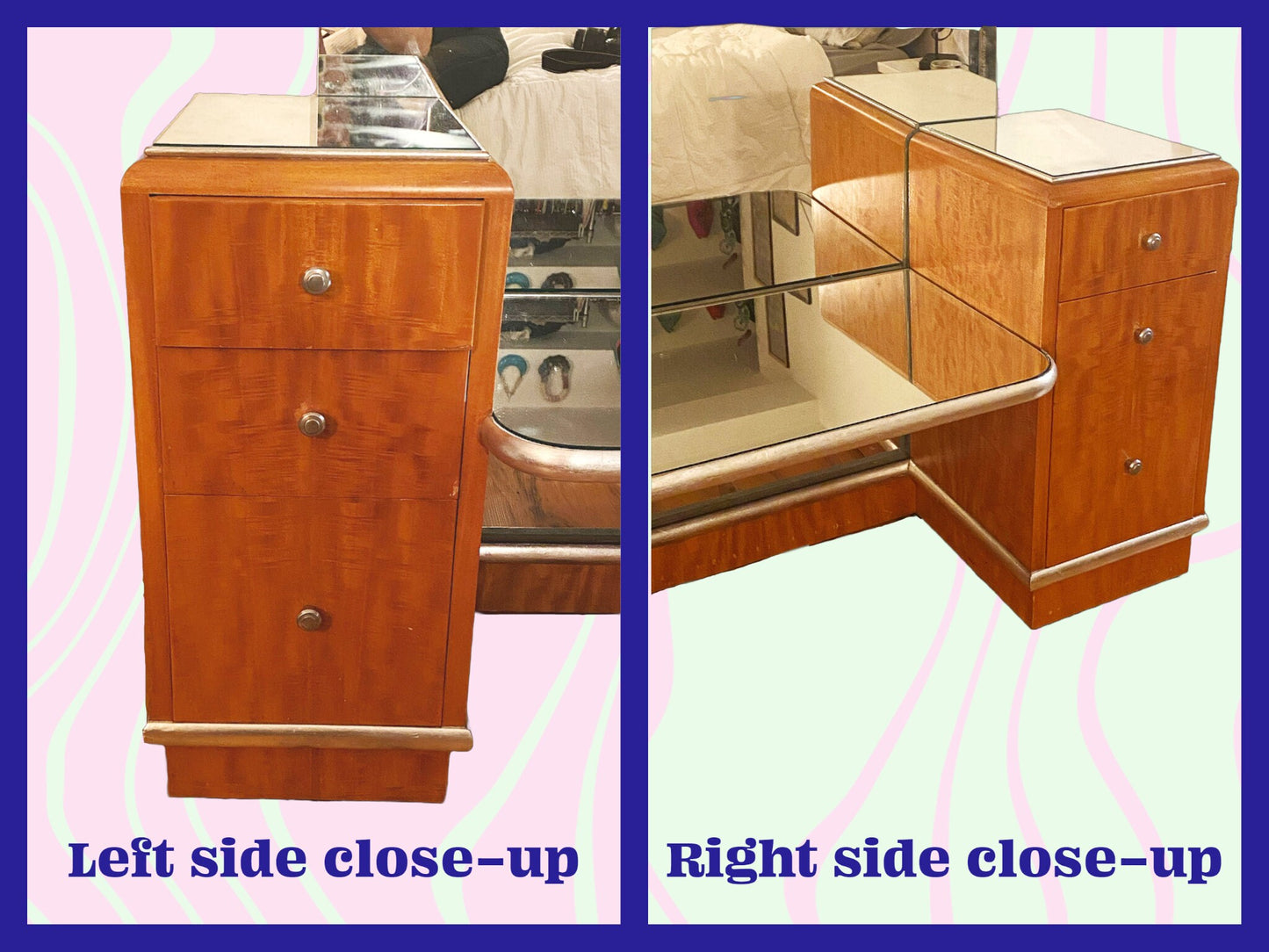 Local Pickup Only - Rare Art Deco Vanity Attr. Paul Frankl - 1930s 1940s
