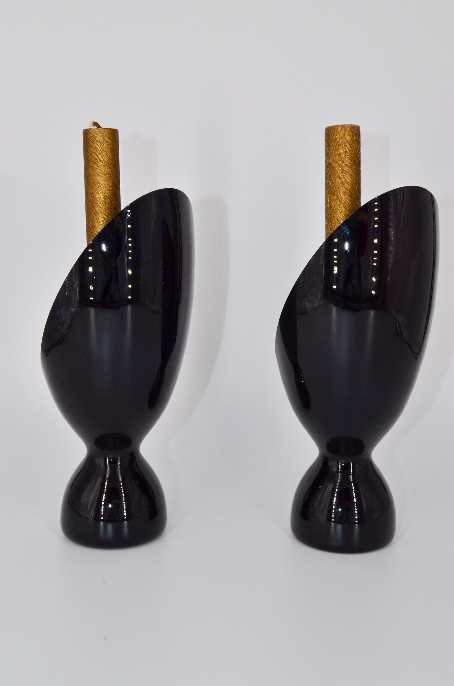 Morgantown Glass Candleholders and Centerpiece bowl - Mantel Set - Made in USA