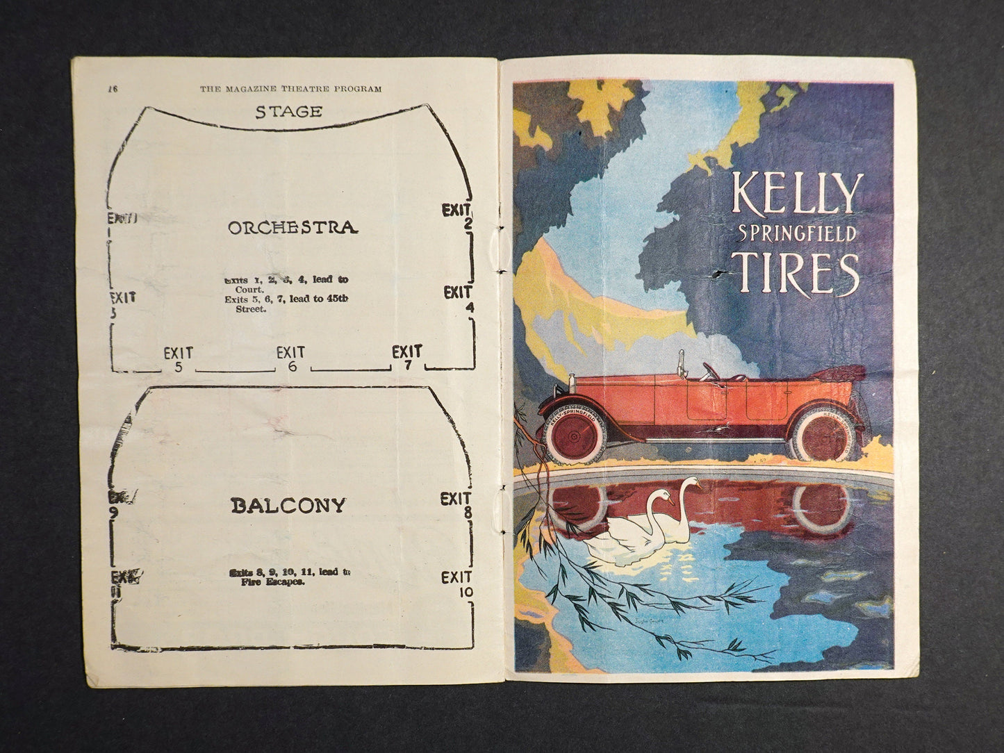 1910s - 1920s NYC Broadway Theater Programs - Empire Theater, New Bijou Theater, Liberty Theater - The Magazine Theater Program