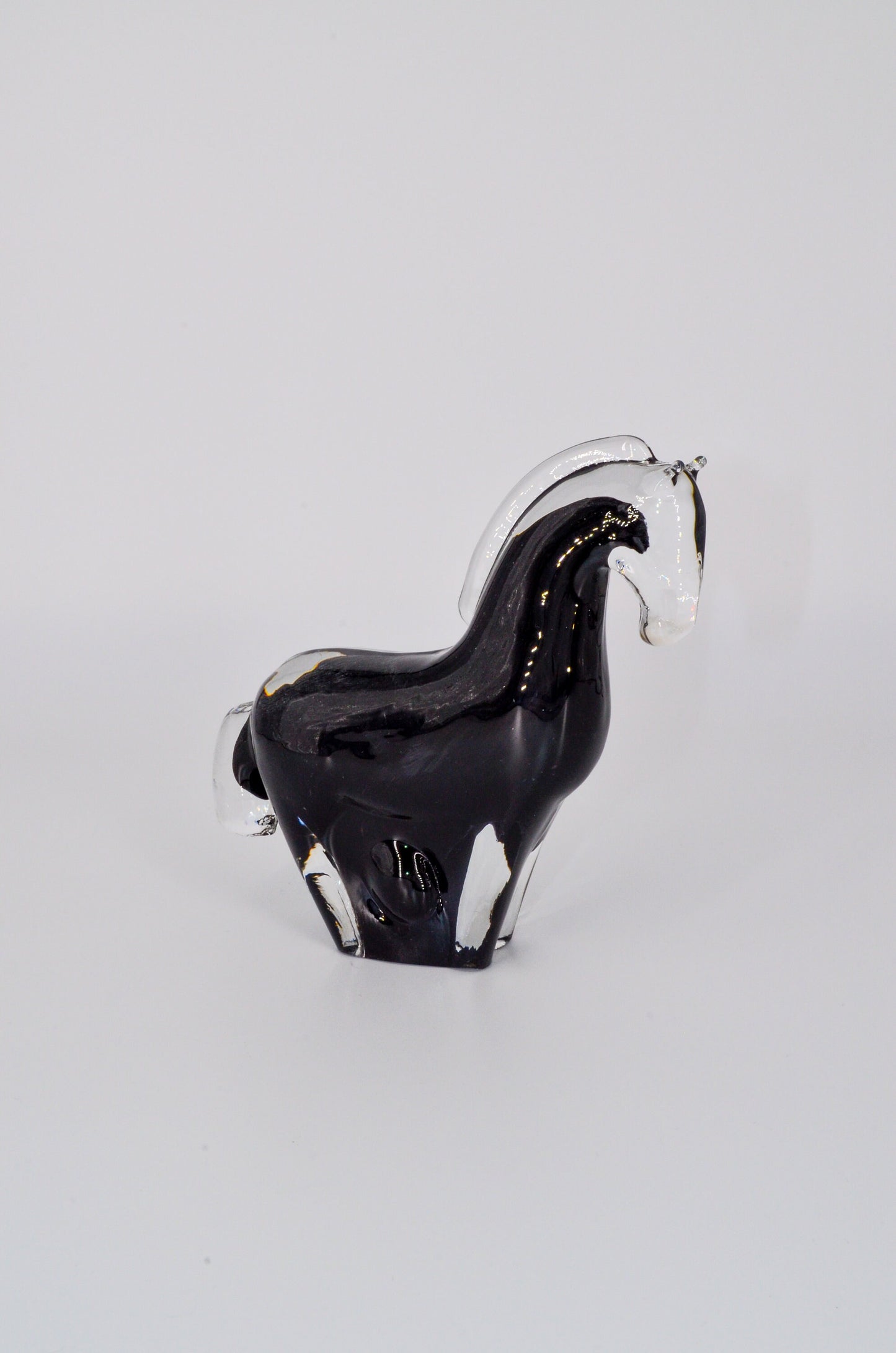 Reijmyre Sweden Art Glass - Vintage Handblown Glass Horse