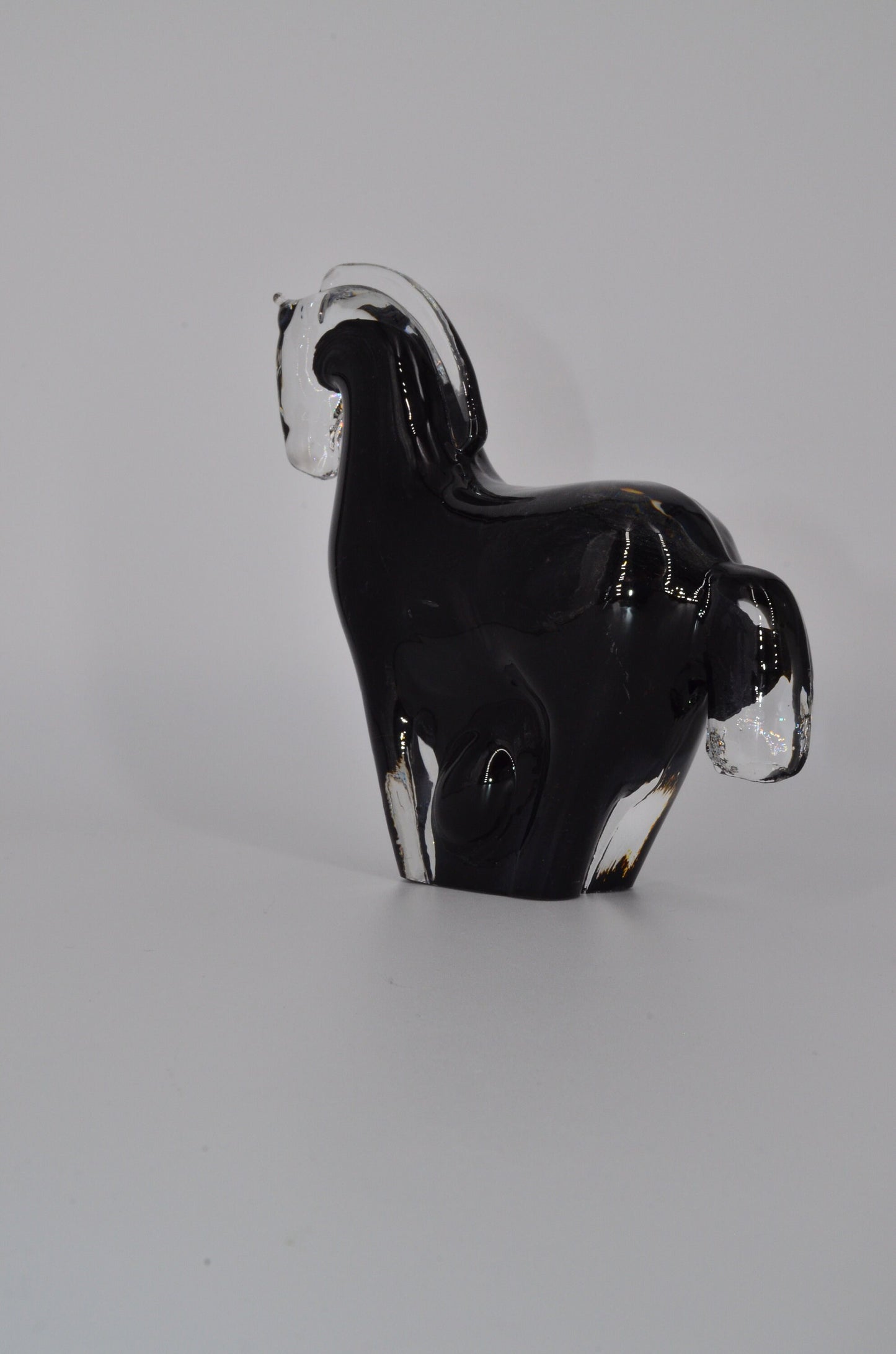 Reijmyre Sweden Art Glass - Vintage Handblown Glass Horse
