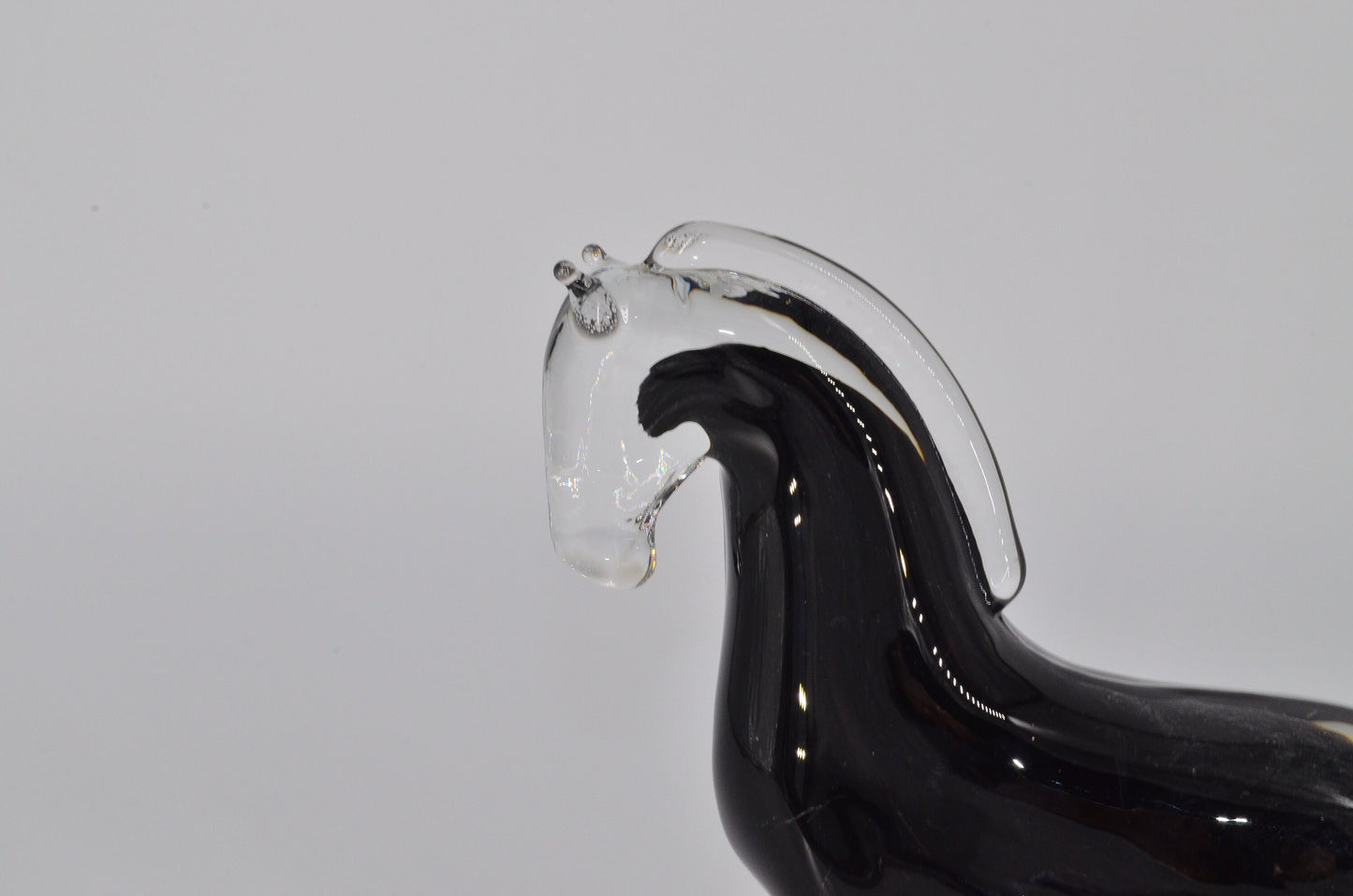 Reijmyre Sweden Art Glass - Vintage Handblown Glass Horse