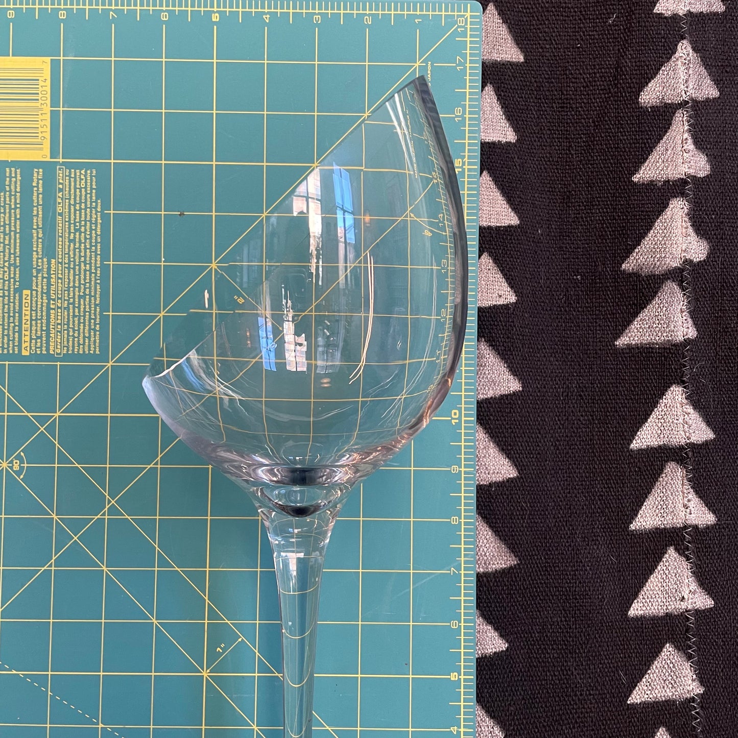 Tall Glass Bowl on Stem - Super Tall Glass Candle Holder - MCM