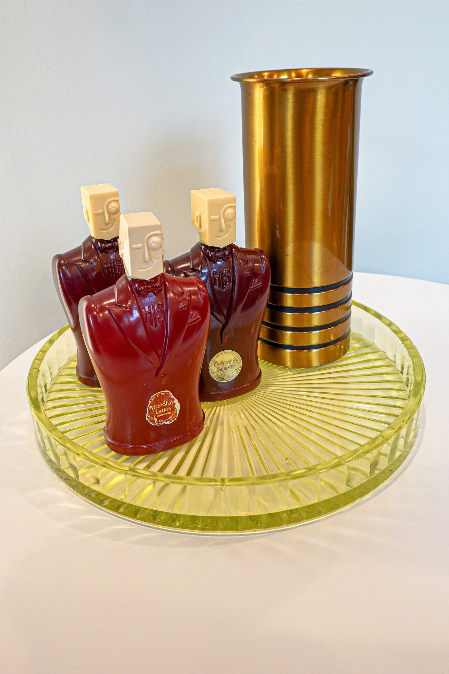 Gentlemen Cologne Bottles 1920s-1930s Art Deco - Vintage Cologne Bottles - Vintage Vanity