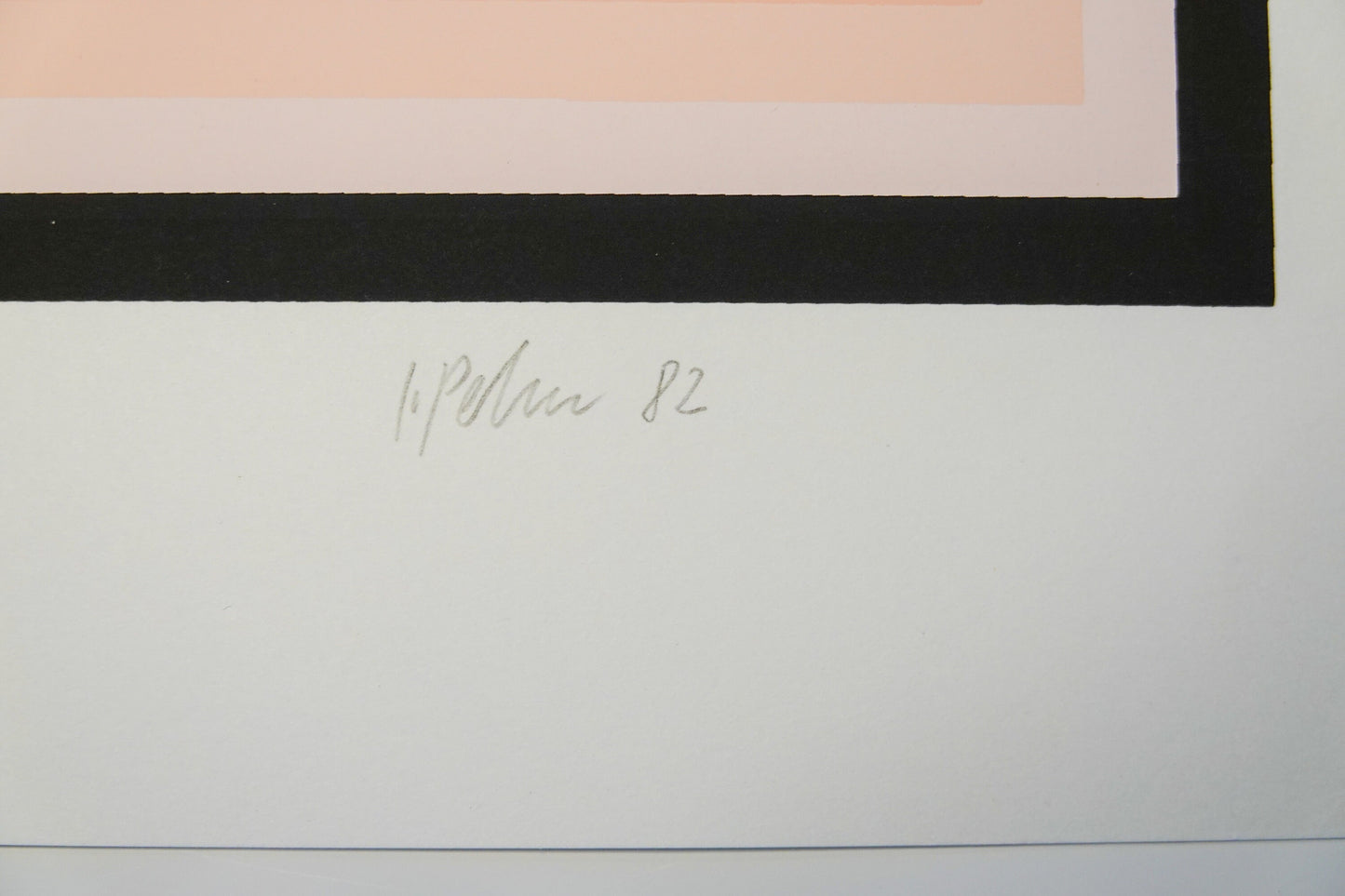 Jurgen Peters Window Motif Serigraph Silkscreen Print, 1982 - Numbered 122/250