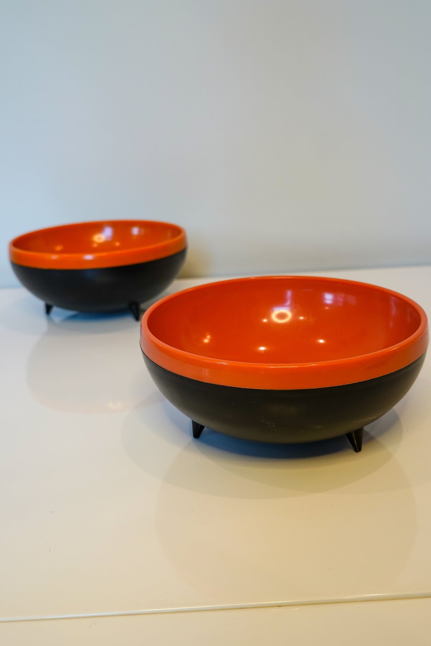 Atomic Design Footed Bowls - Vintage Bolero Bowls - Reinecke Therm-O-Bowl