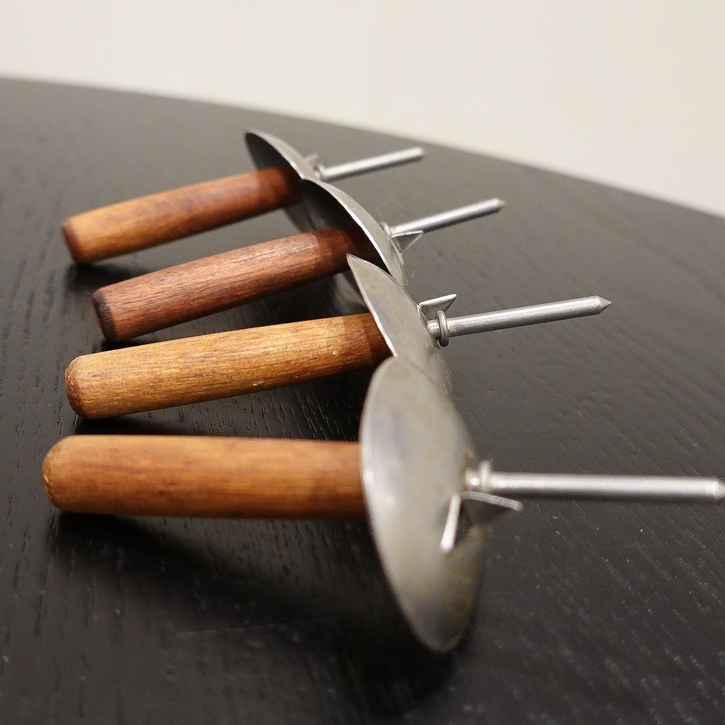 Hors d'oeuvre Set - Skewers, Forks, Olive Picks, Cheese Knives - Vintage Appetizer Utensils - Wood, Bamboo & Stainless Steel Japanese CLEAN