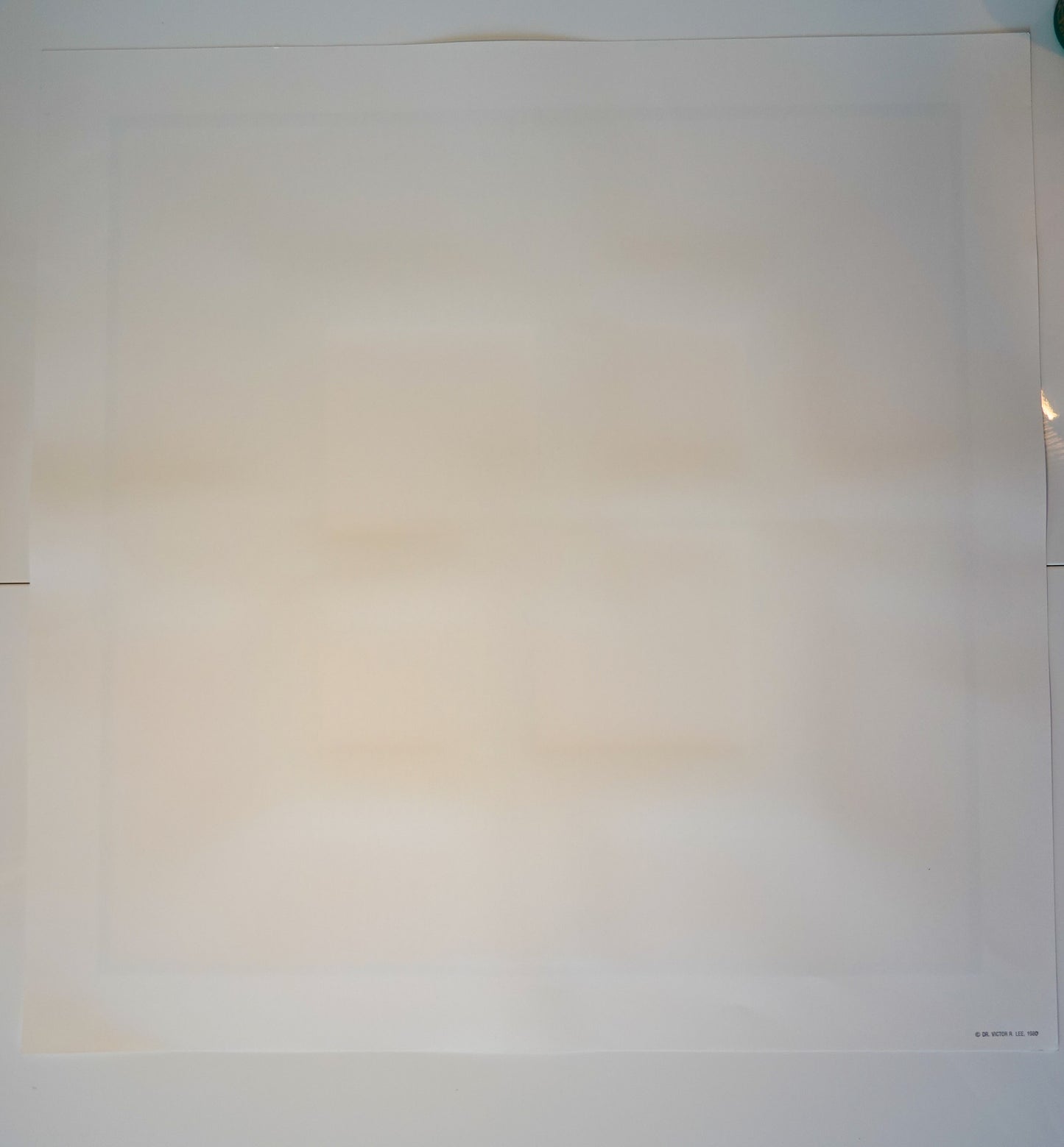 Jurgen Peters Window Motif Serigraph Silkscreen Print, 1982 - Numbered 122/250