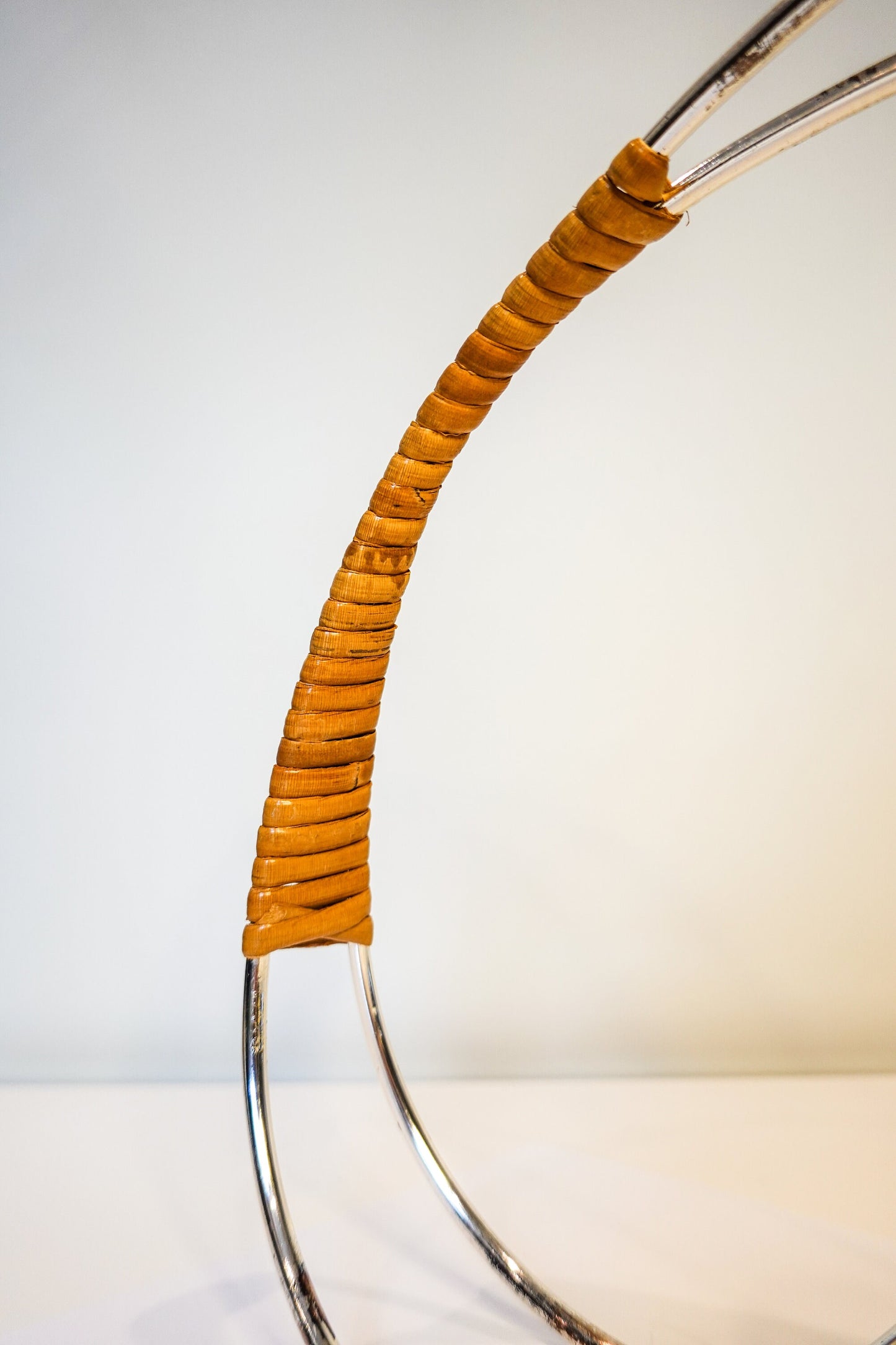 70s - 80's Bottle Holder in Carl Aubock Style - Space Age Kitchen Decor - Champagne, Wine Serving