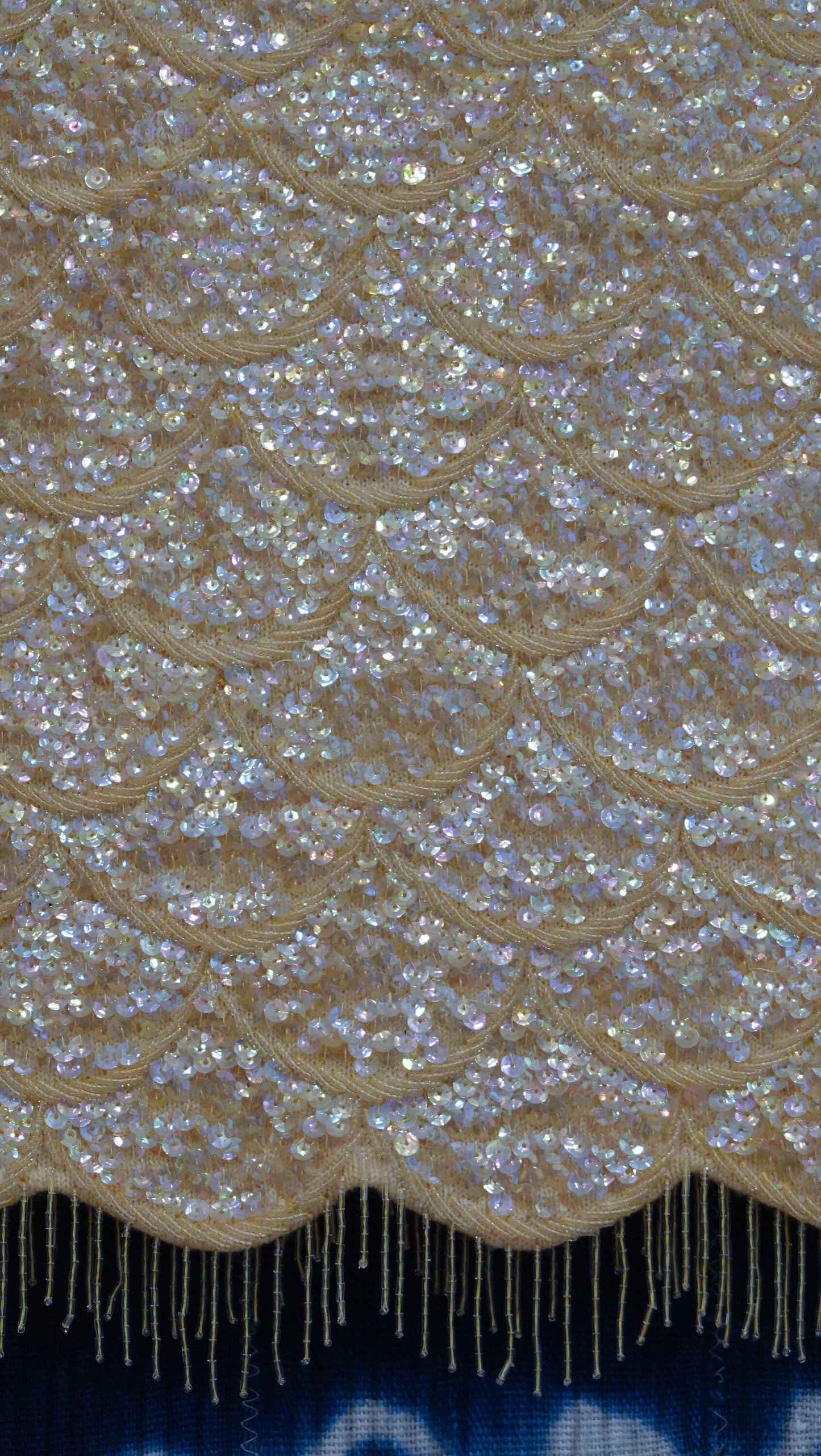 Vintage Sequin Top - Saks Fifth Avenue - 1960's - Vintage Designer Crop Top