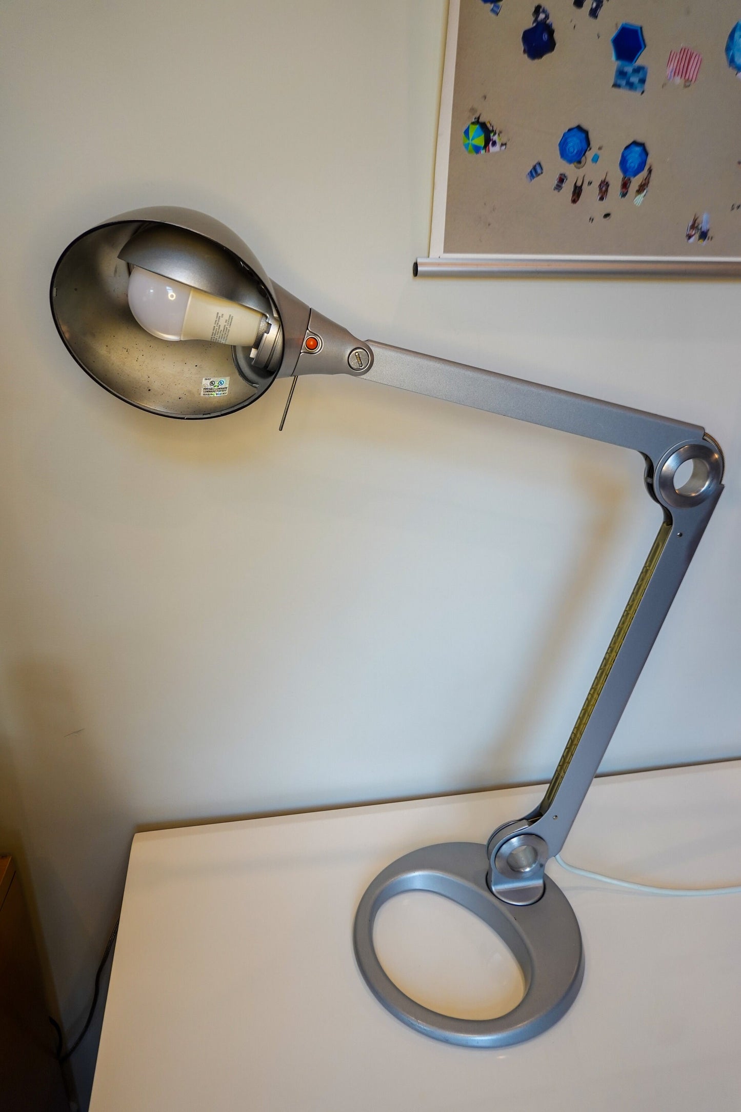 2000's Knoll Task Lamp - Stephan Copeland Design - Post-Modern Task Lamp - Heavy Duty Desk Lamp