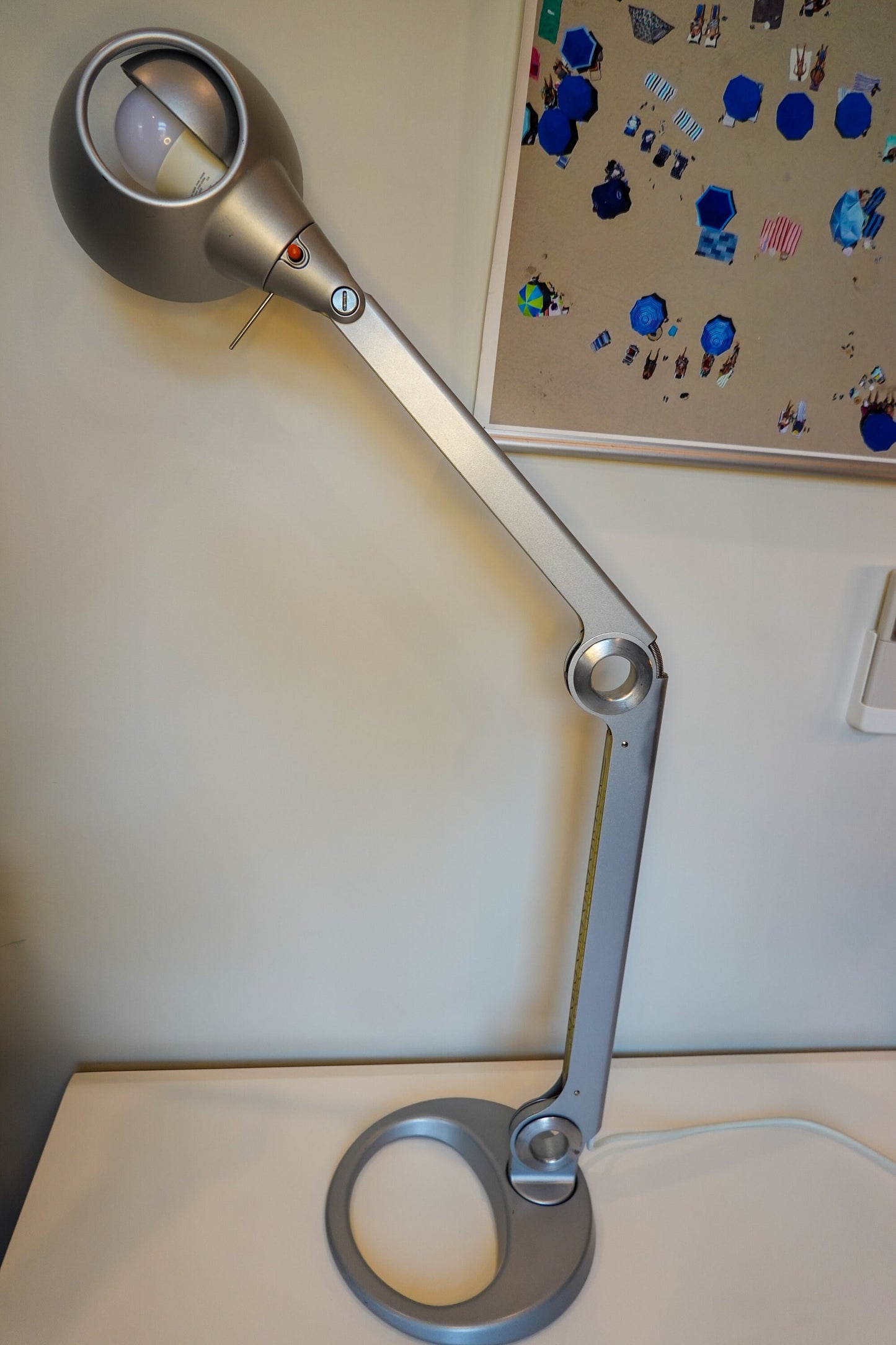 2000's Knoll Task Lamp - Stephan Copeland Design - Post-Modern Task Lamp - Heavy Duty Desk Lamp