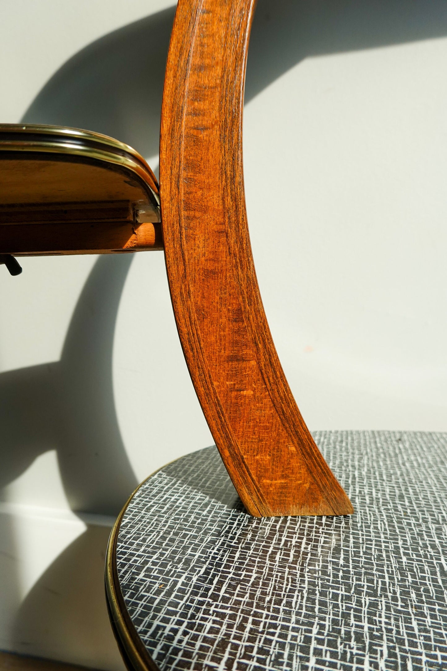 50's Four Tier Plant Stand - Vintage Plant Stand Kidney Shape - Mid-Century Modern Plant Stand - Pristine Condition European Design