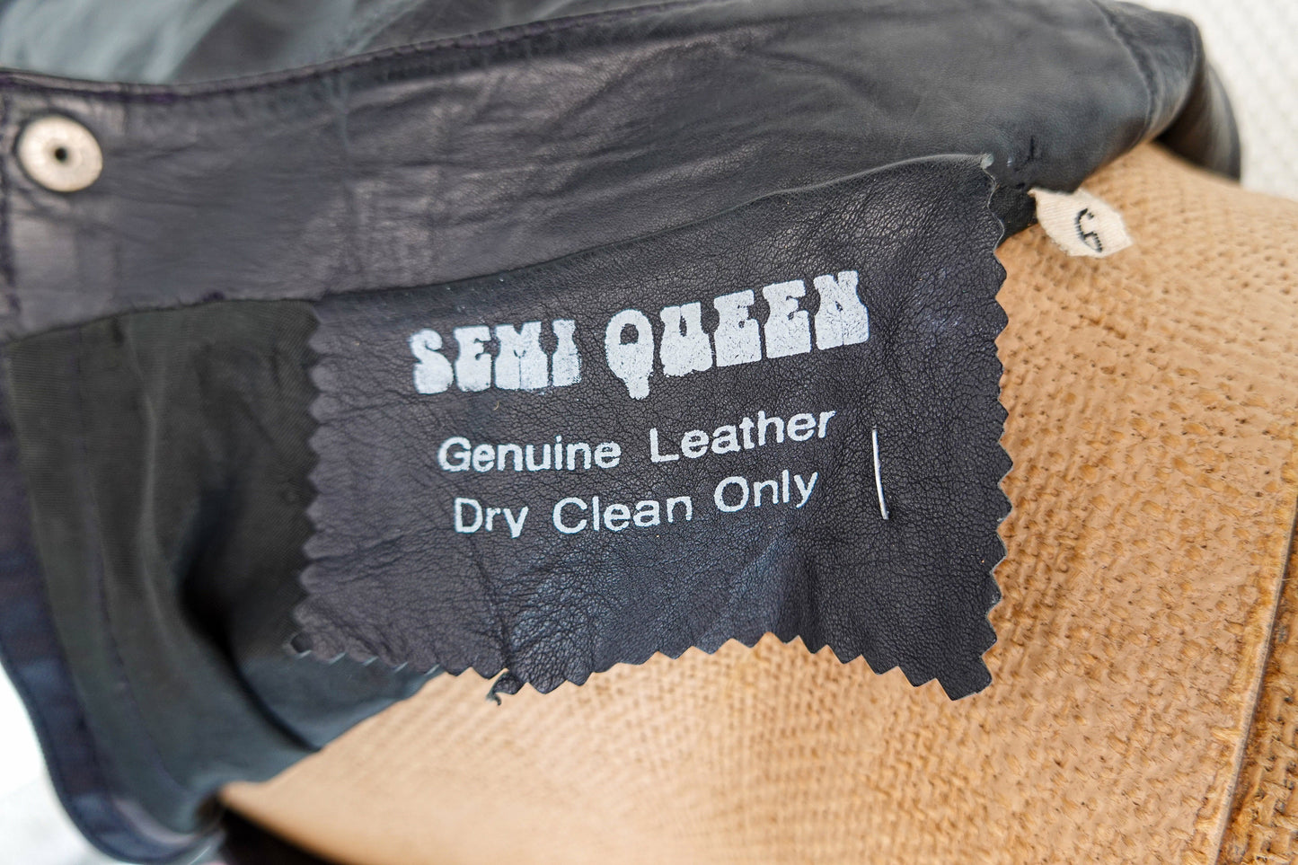 70's Leather Mini Skirt - Vintage Fitted Black Leather Skirt - Flattering Disco Party Skirt by Semi Queen - Small 27" Waist