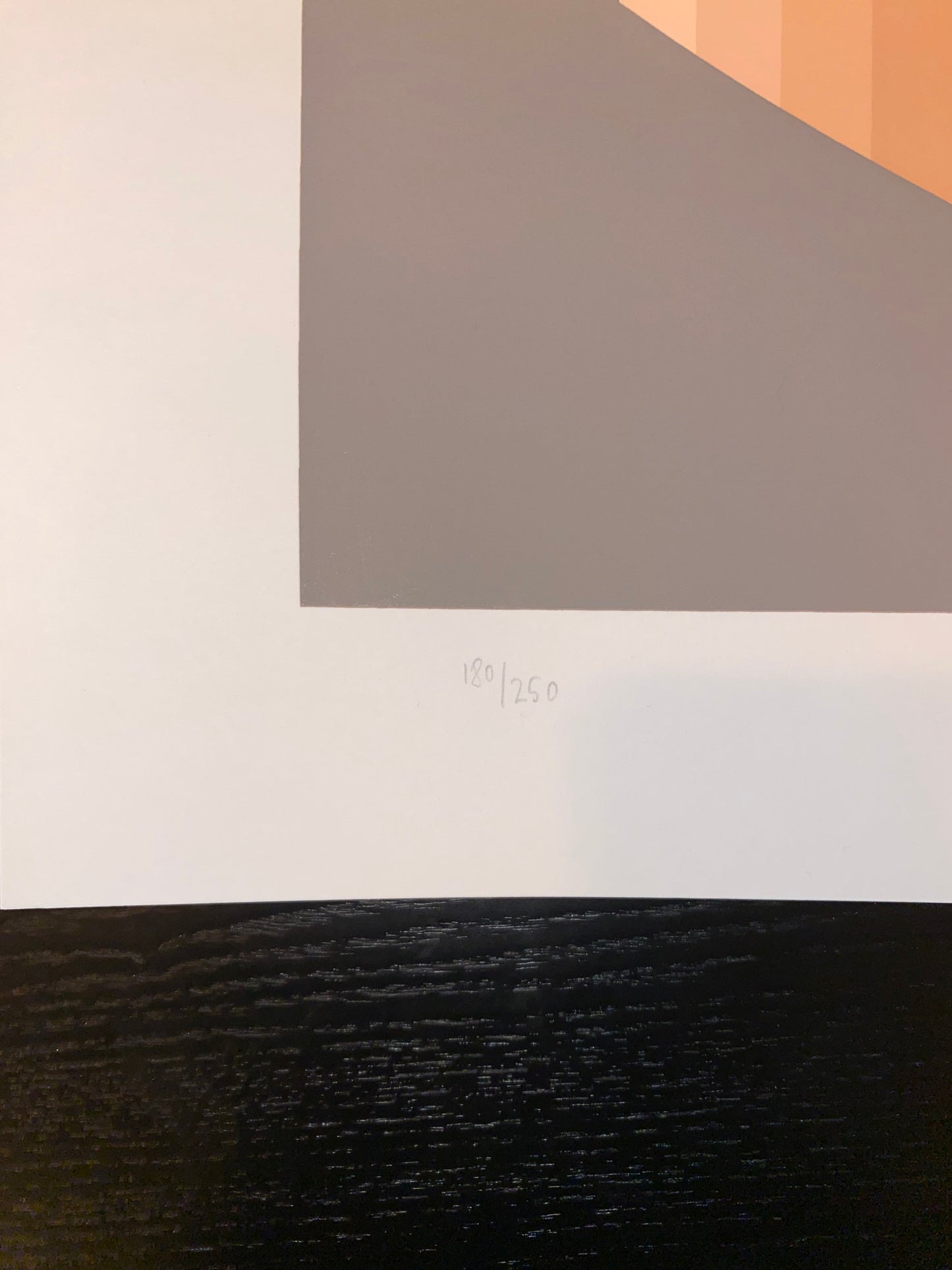 RESERVED FOR J - Jurgen Peters Fan Figuration Op Art Serigraph, 1980