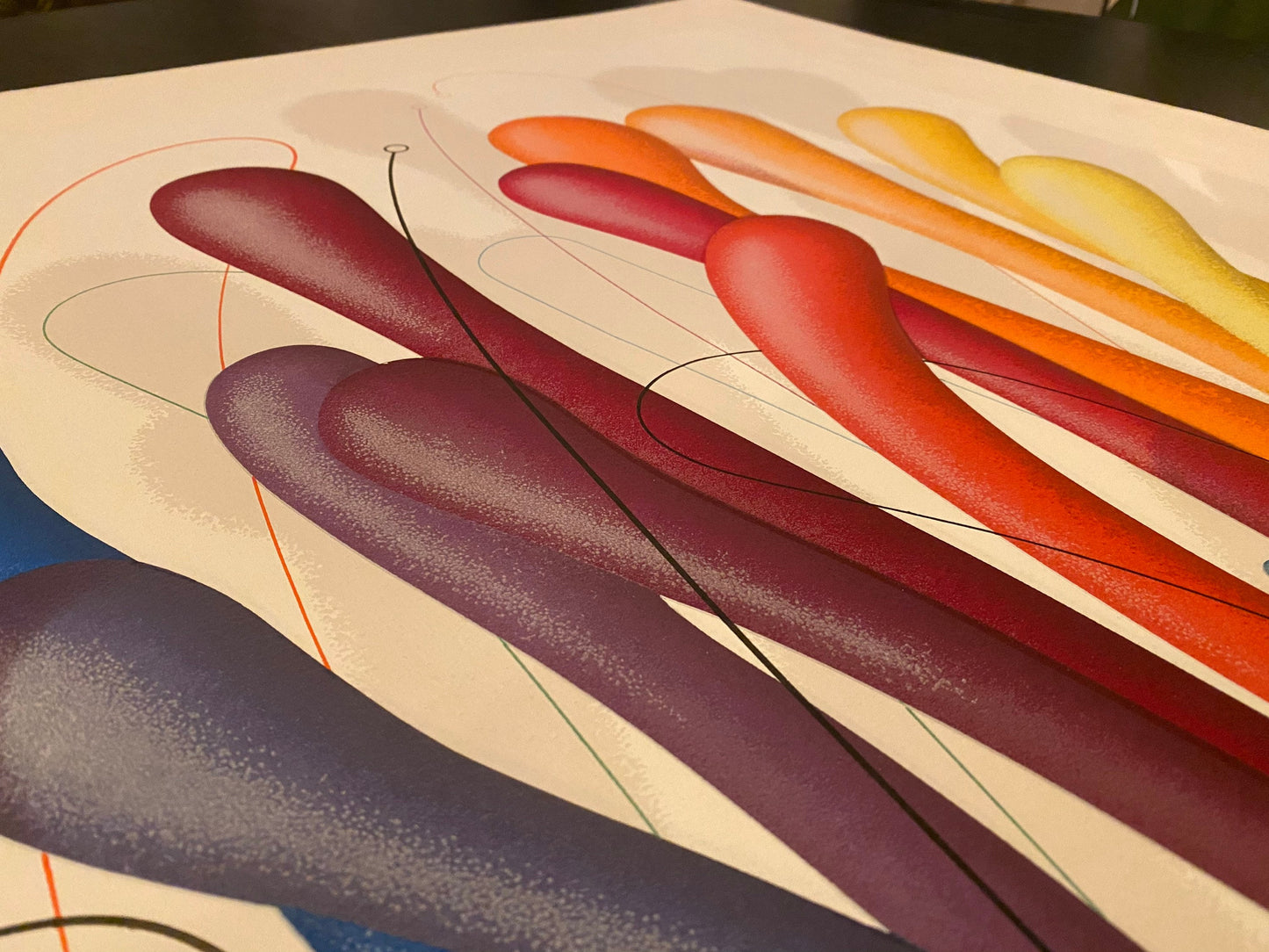 RESERVED FOR SHARON - Yankel Ginzburg Serigraph "Treasures of the Sea - Reflections" Late 20th Century