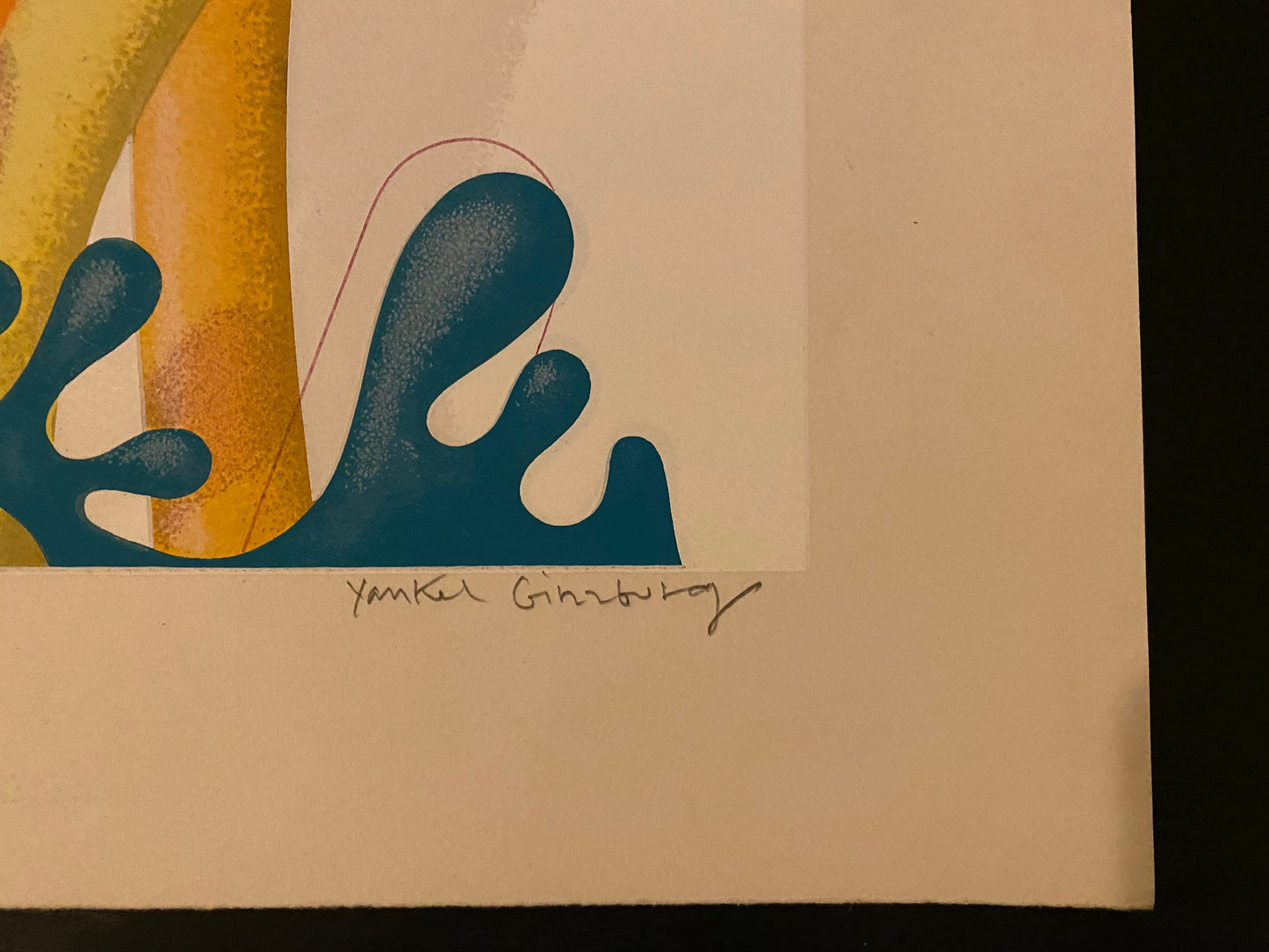 RESERVED FOR SHARON - Yankel Ginzburg Serigraph "Treasures of the Sea - Reflections" Late 20th Century