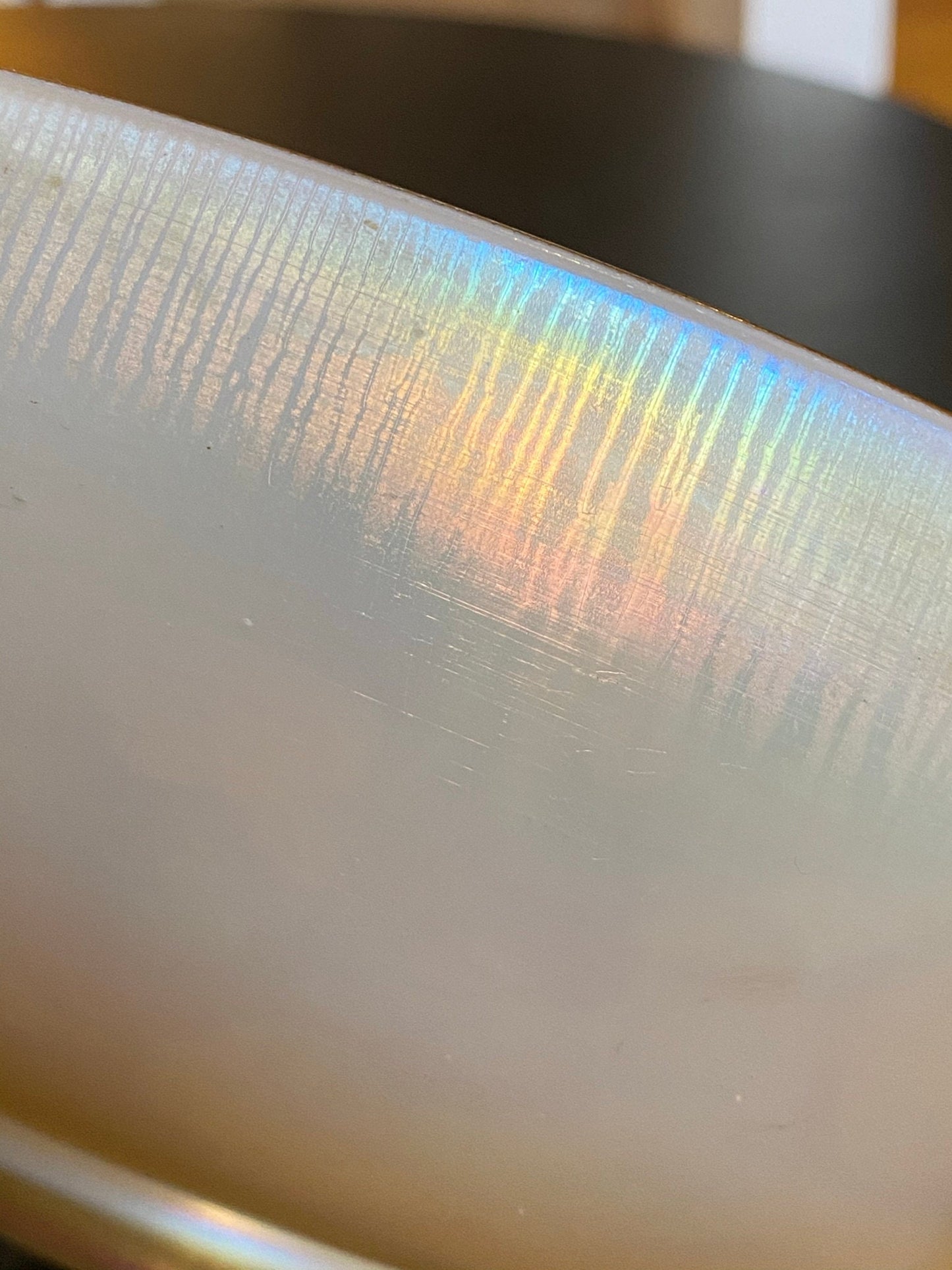 Steuben - Gold Aurene Calcite Art Glass - Iridescent Centerpiece Bowl - 1910s, 1920s