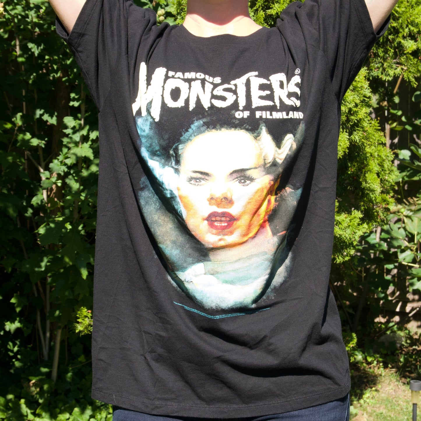 Bride of Frankenstein Oversize Tee - Famous Monsters of Filmland - Halloween Costume