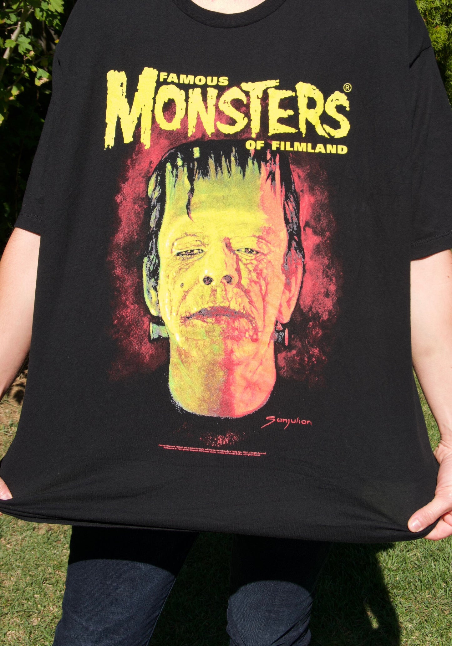 Frankenstein Oversize Tee - Famous Monsters of Filmland - Halloween Costume