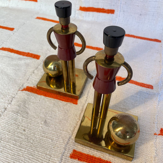 30's Chase Sentinel Bookends by Walter Von Nessen - Bakelite - Rare - Art Deco