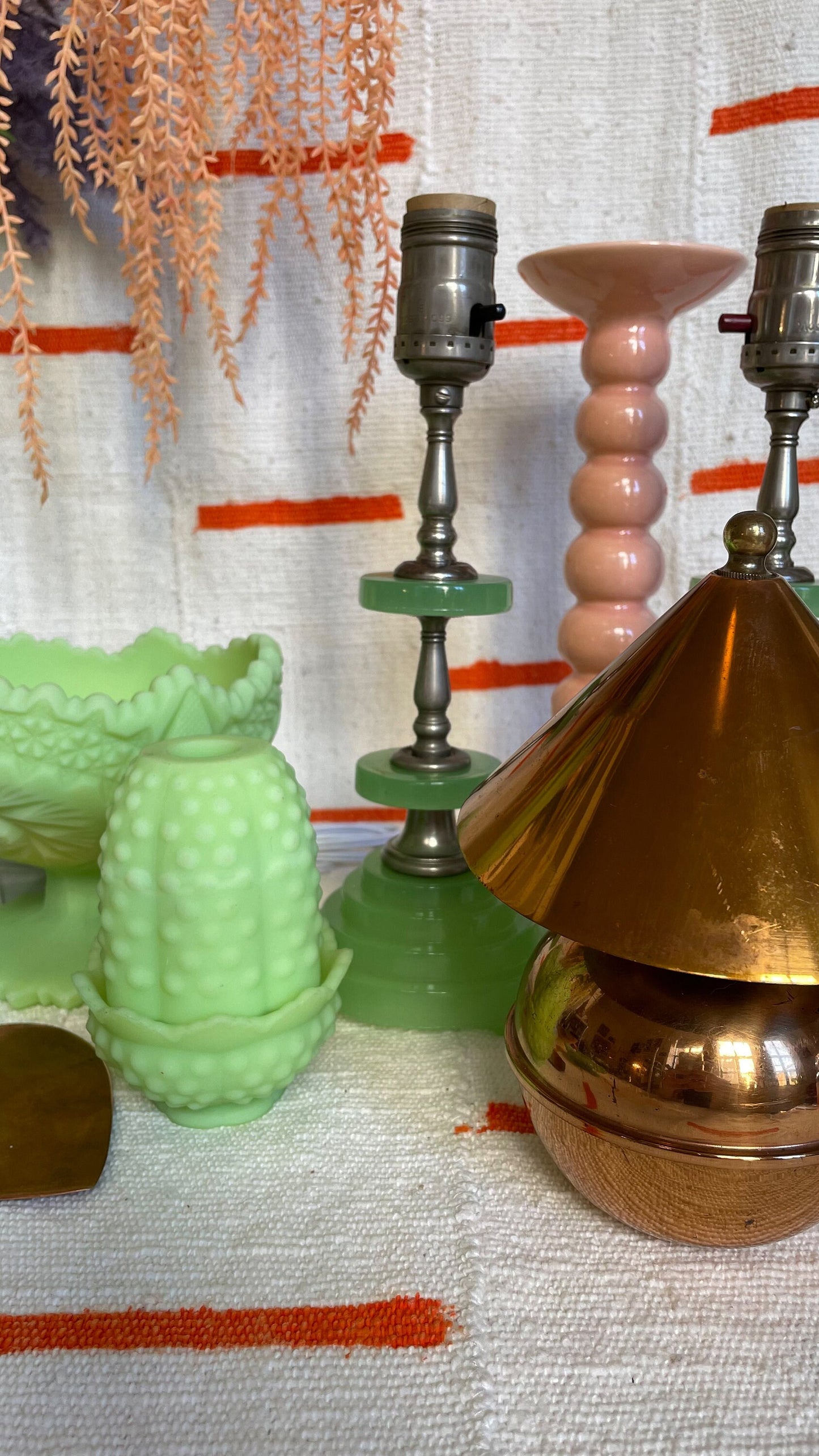 Glow Table Lamp - Chase Brass & Copper Co - Rare Vintage Lighting - Collector Piece