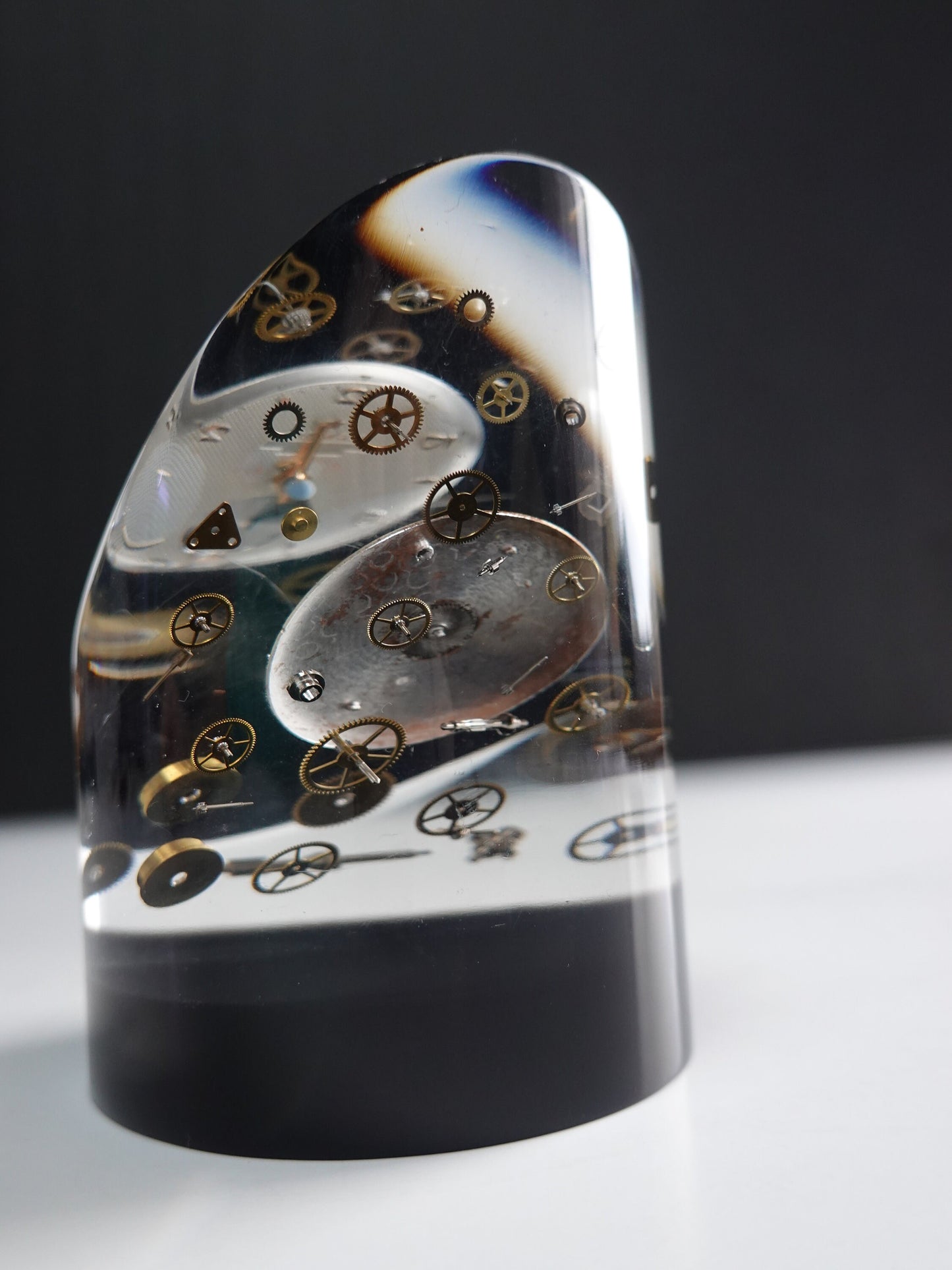 Acrylic Sculpture - Exploded Watch Parts - Lanco Mod 11 DeLuxe