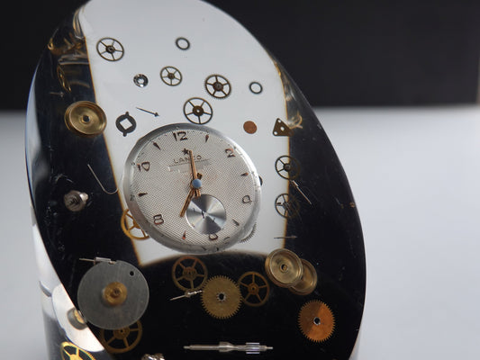 Acrylic Sculpture - Exploded Watch Parts - Lanco Mod 11 DeLuxe