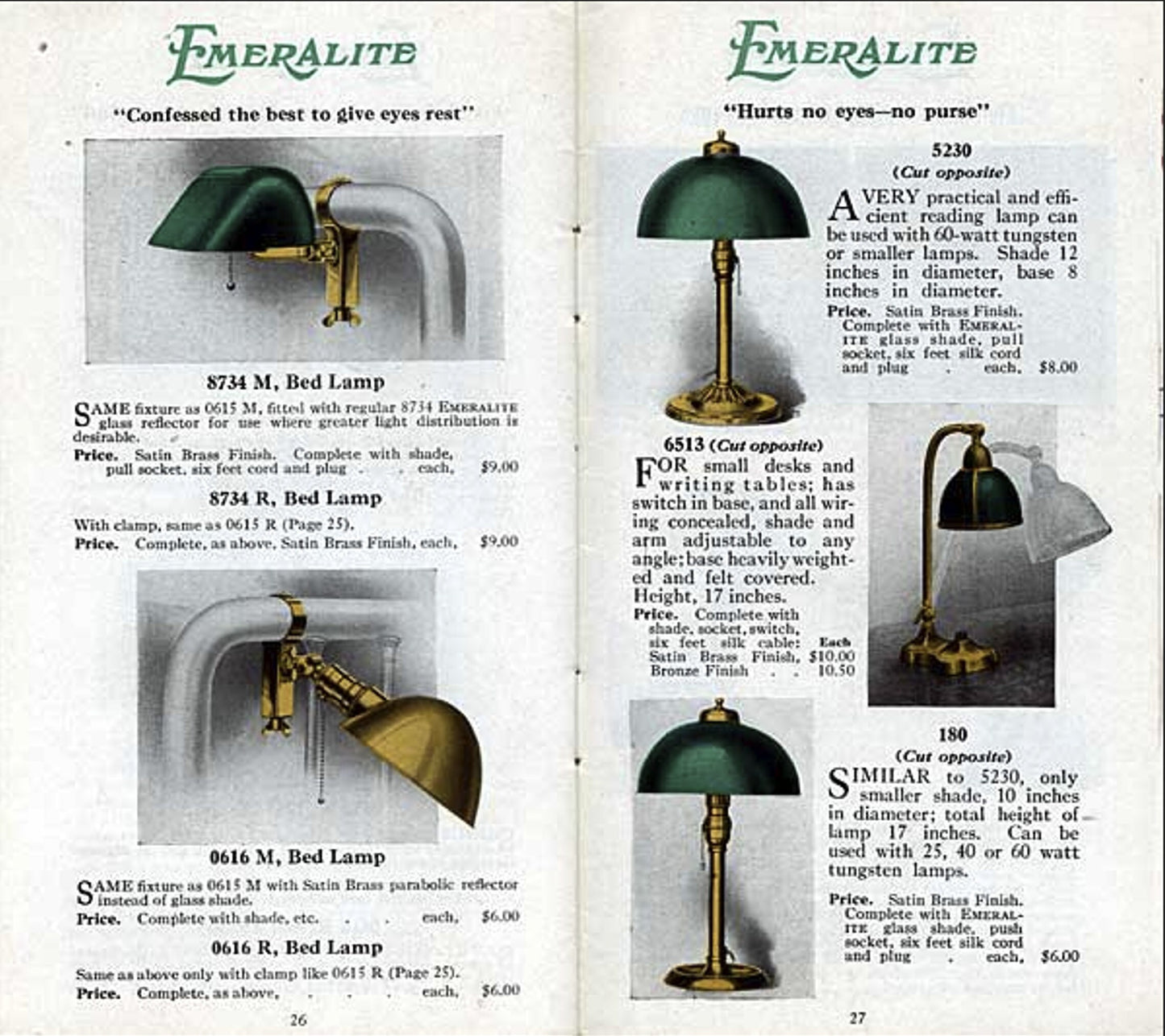 Reserved for Bruce - 1916 Emeralite Table Lamp - Model 180 - Banker's Lamp