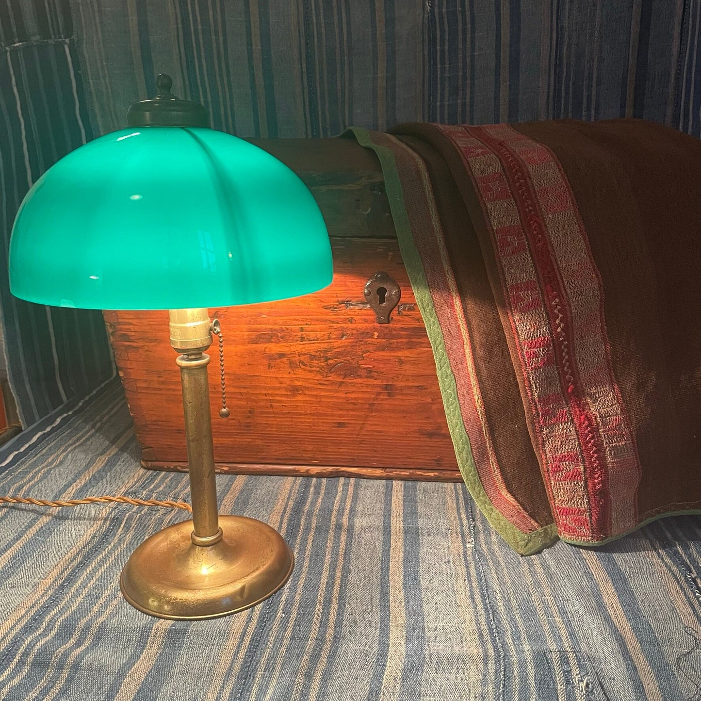 Reserved for Bruce - 1916 Emeralite Table Lamp - Model 180 - Banker's Lamp