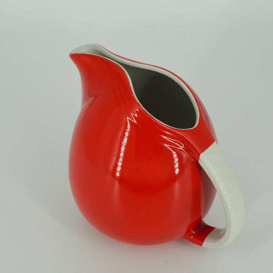 Hall Red Ceramic Pitcher - Christmas Pitcher - Retro Kitchen