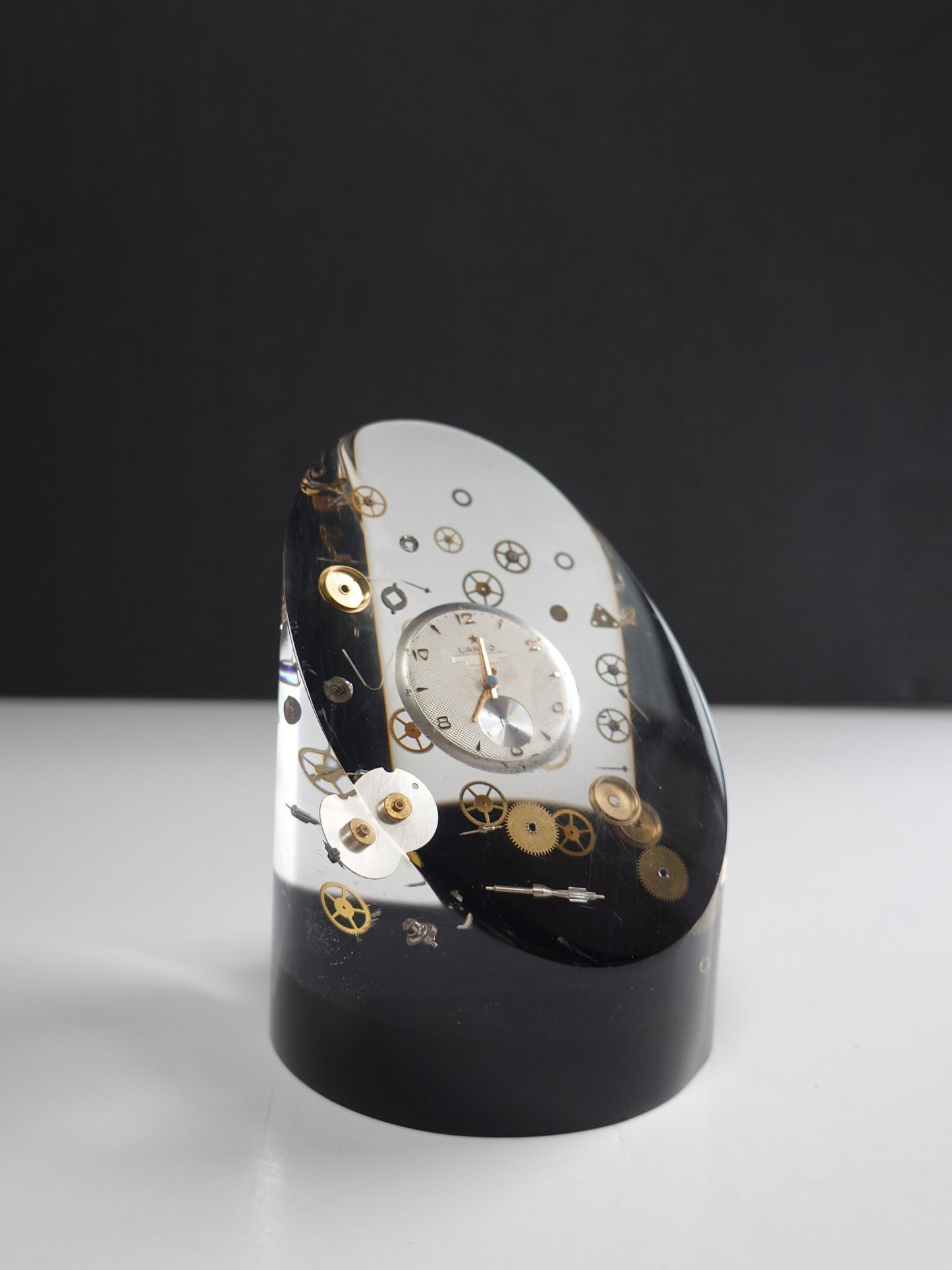 Acrylic Sculpture - Exploded Watch Parts - Lanco Mod 11 DeLuxe