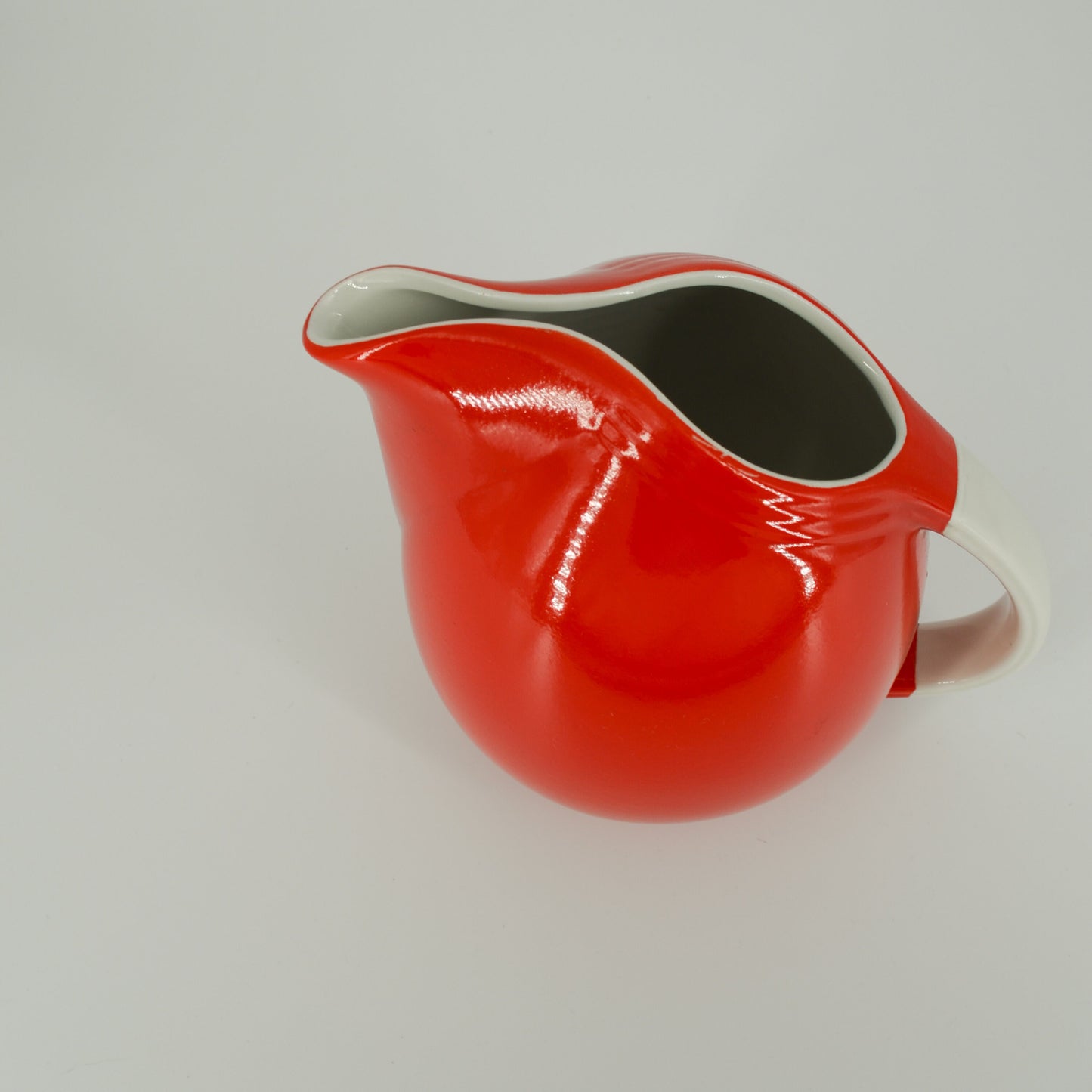 Hall Red Ceramic Pitcher - Christmas Pitcher - Retro Kitchen