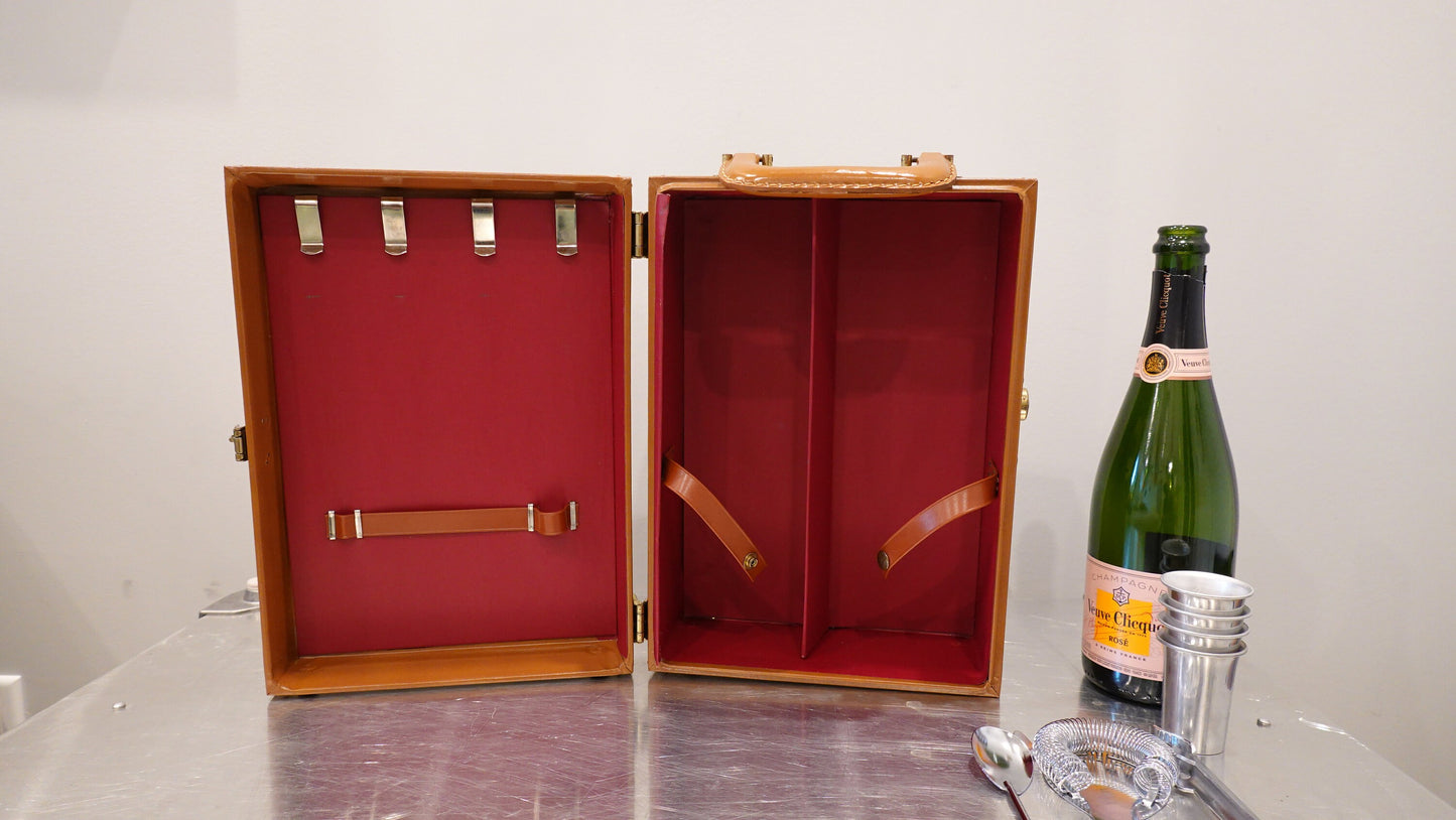 Vintage Travel Bar Kit - Mid-Century Modern