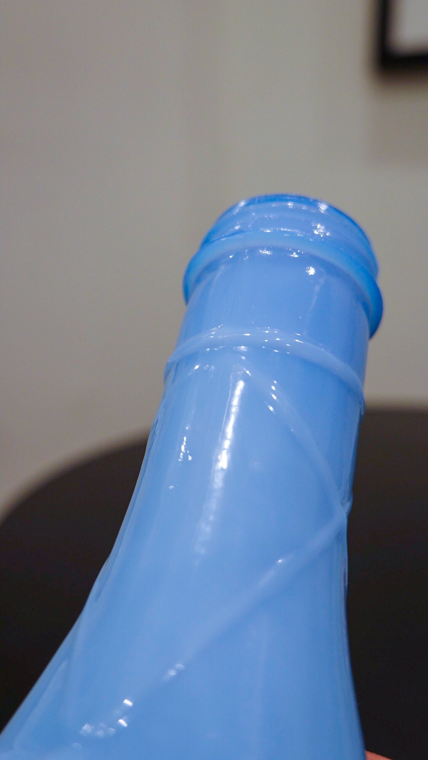 Bud Vase - Delphite Blue - Vintage 1970s - Pressed Glass Shaker