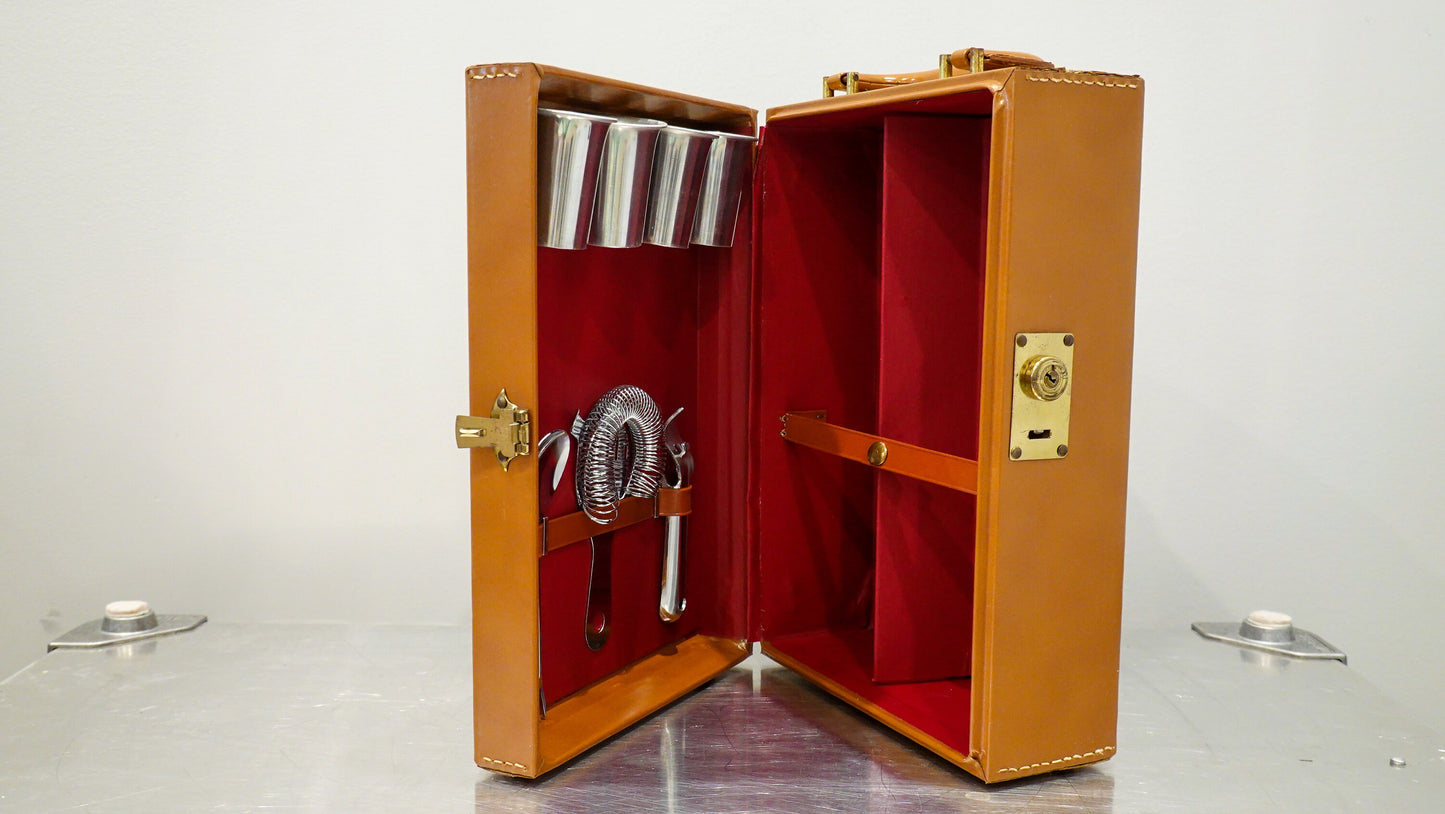Vintage Travel Bar Kit - Mid-Century Modern