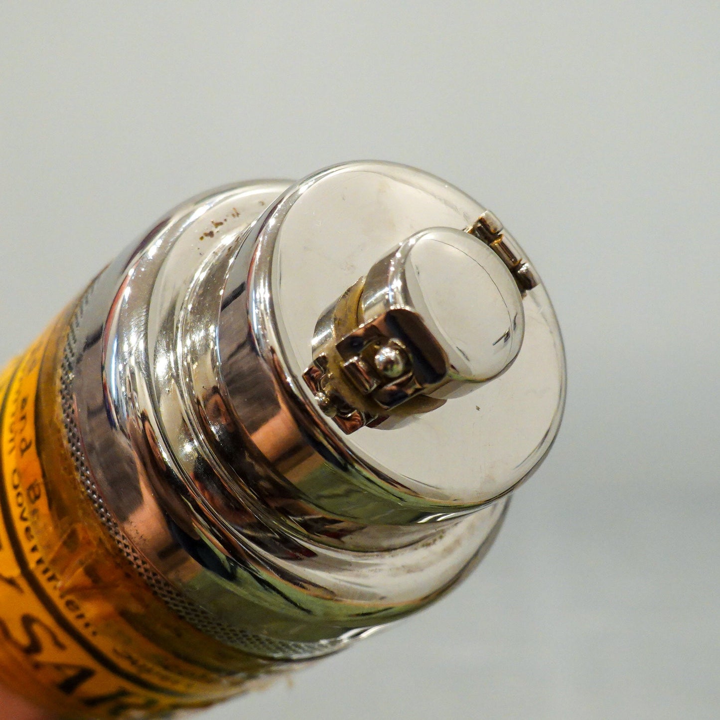 German Nesting Shot Glass and Liquor Bottle Set - Cutty Sark Scottish Liquor - Vintage