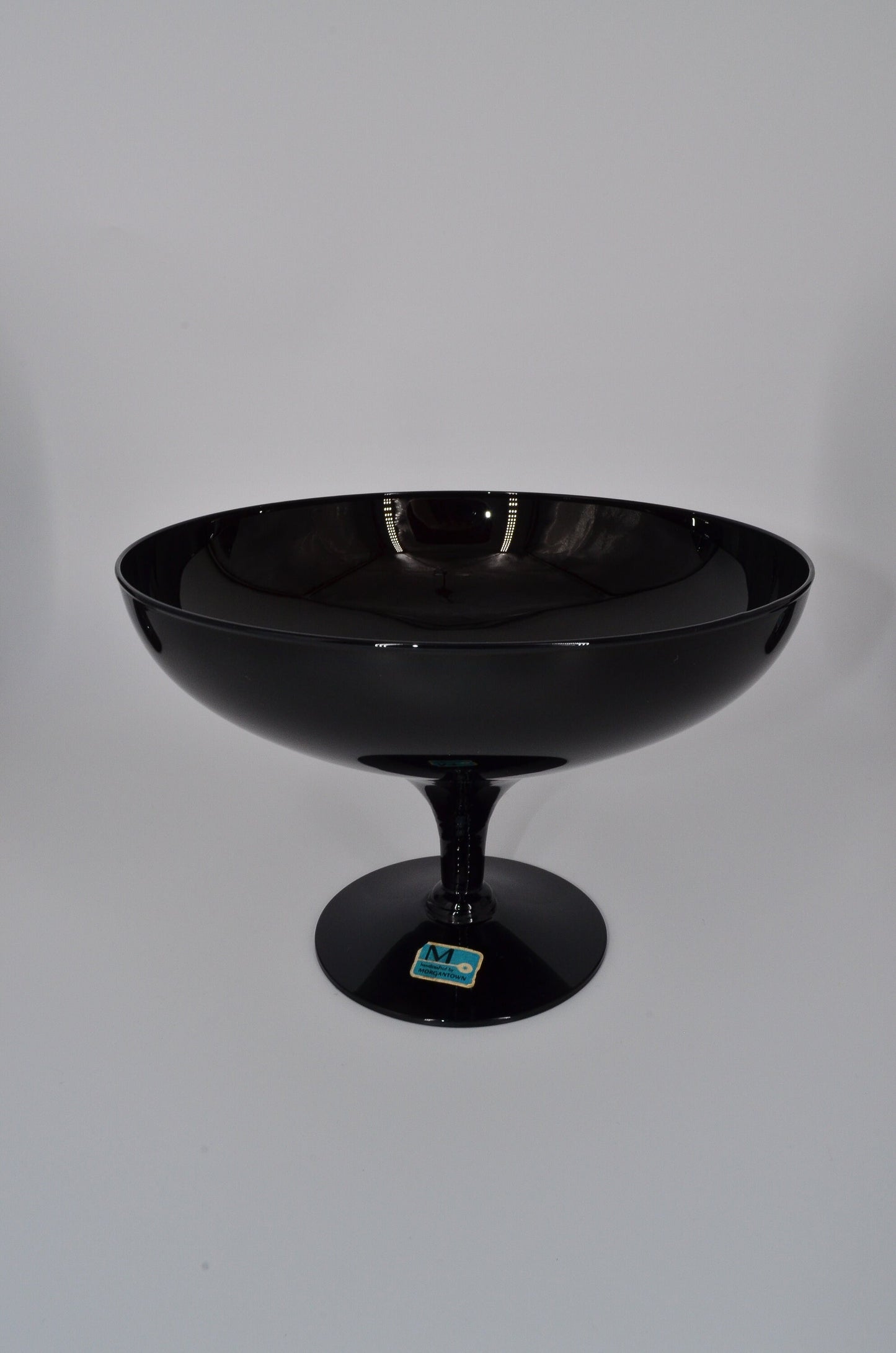 Morgantown Glass Candleholders and Centerpiece bowl - Mantel Set - Made in USA