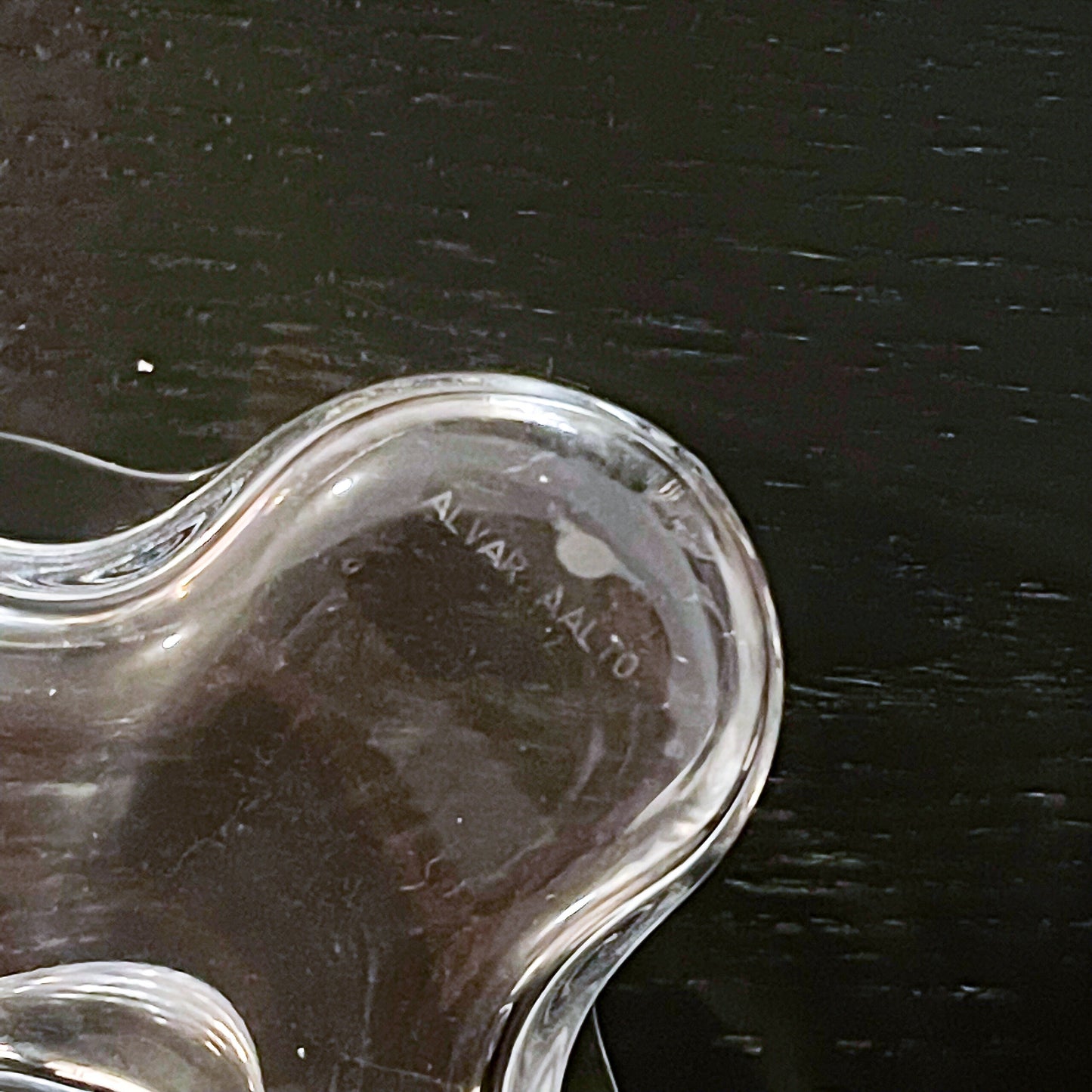 Early Iittala Aalto Vase - Alvar Aalto - Hand Blown Glass